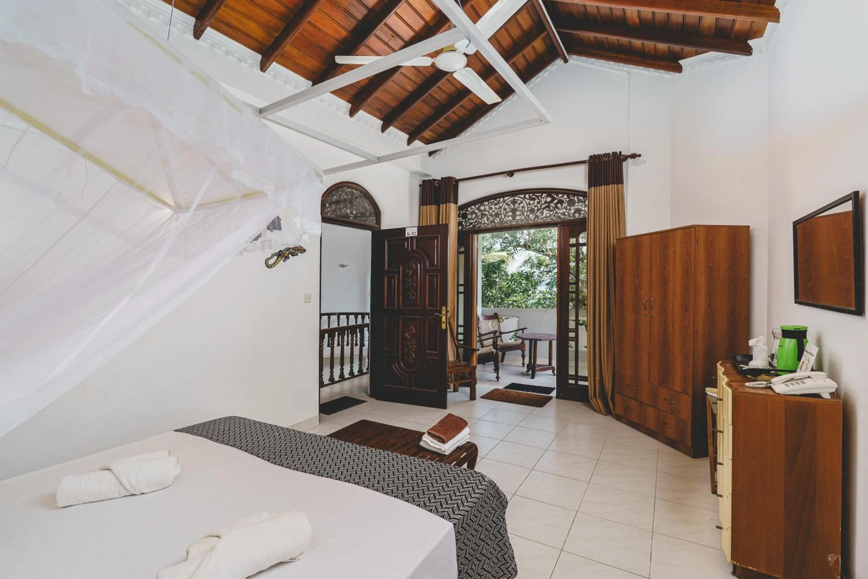 Bed in River View Villas