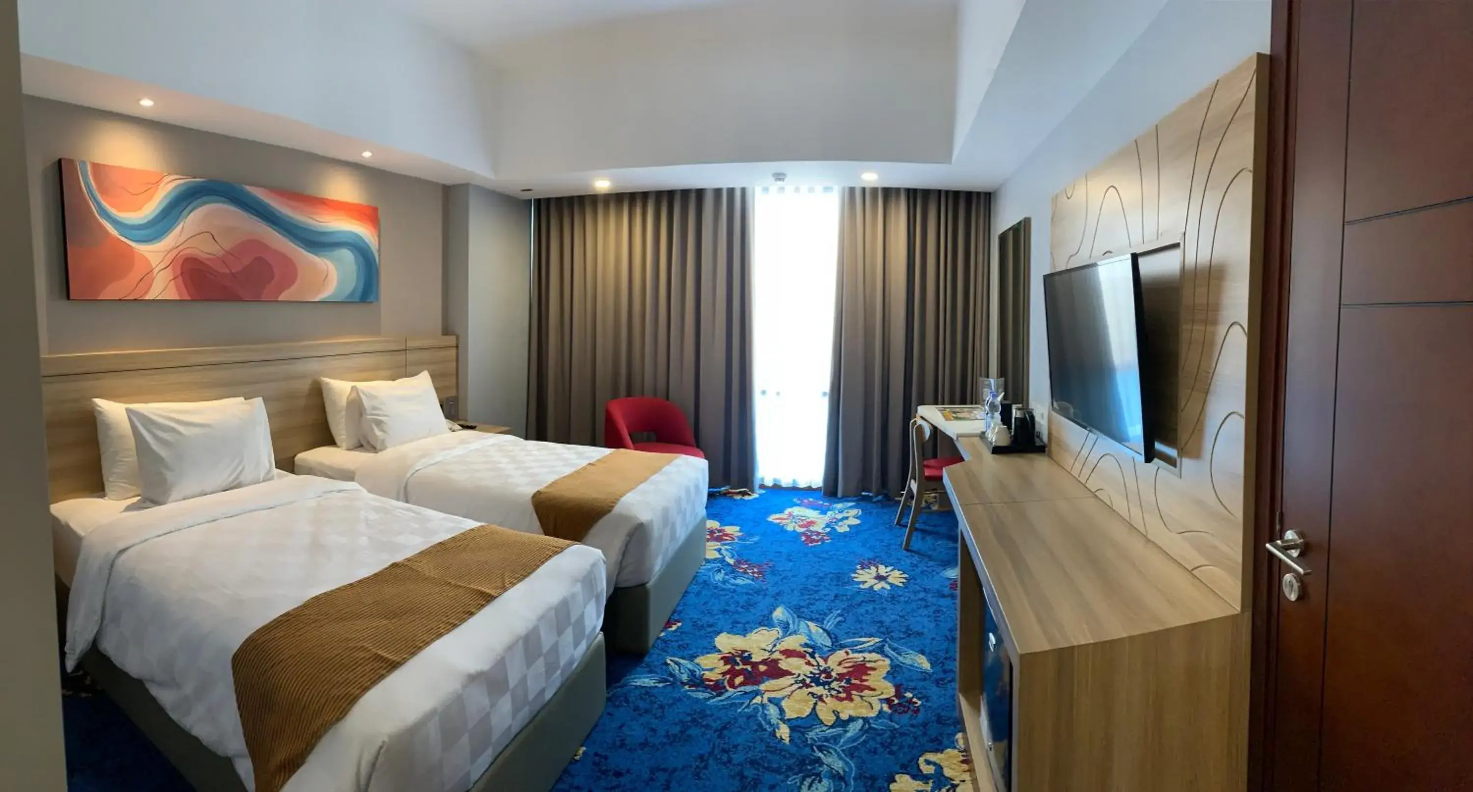 Deluxe Twin Room in Hotel Metland Smara Kertajati Deluxe Twin Room in Hotel Metland Smara Kertajati