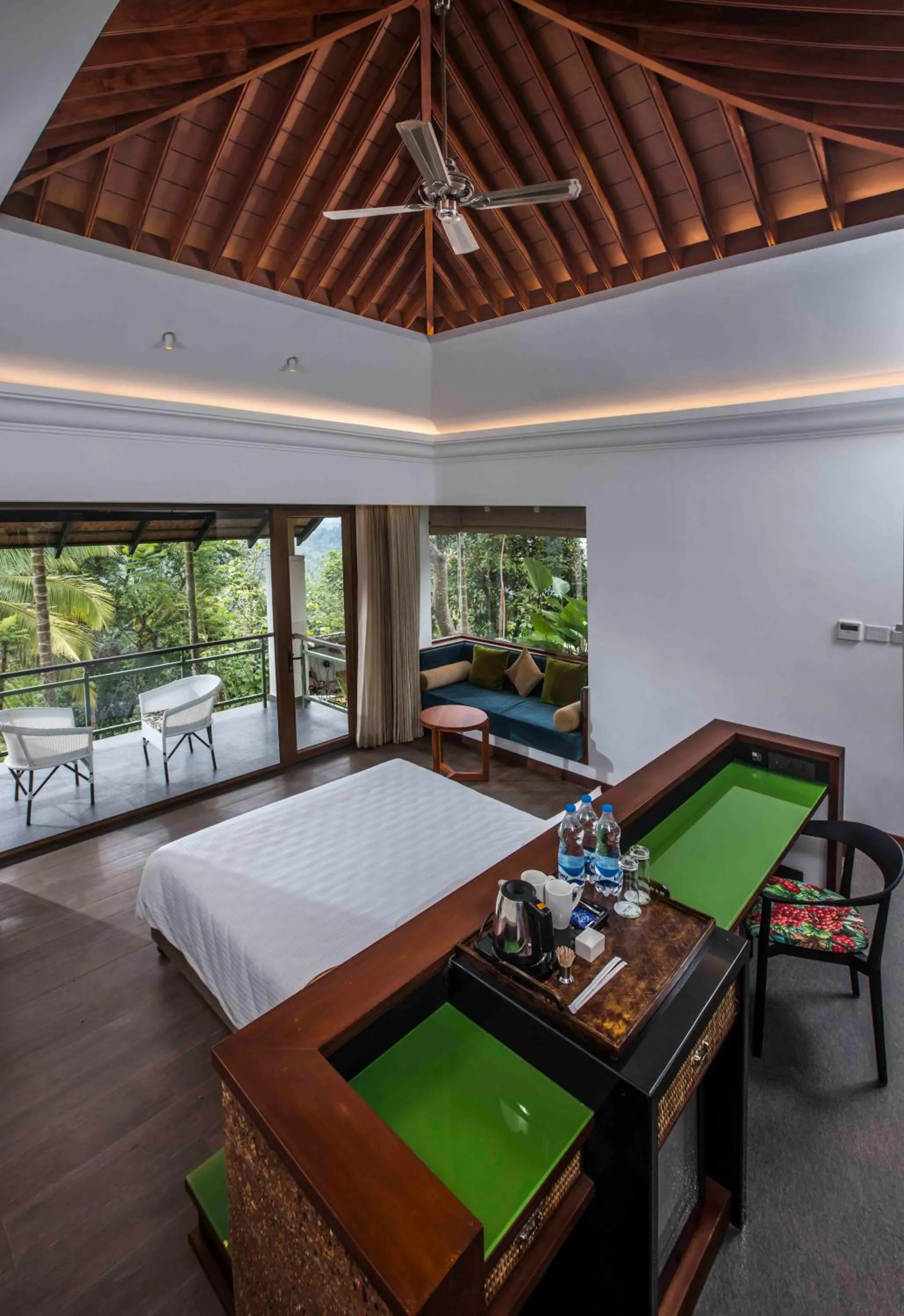 Bed in GReaT Trails Wayanad by GRT Hotels