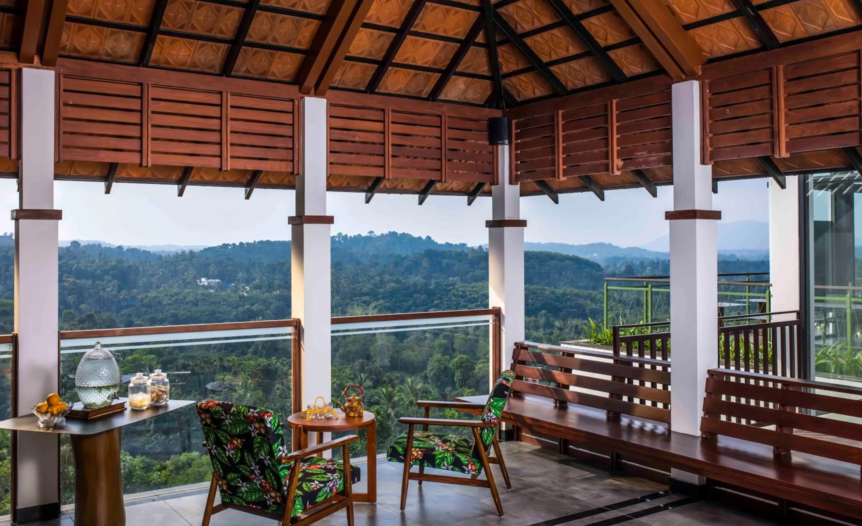 Patio in GReaT Trails Wayanad by GRT Hotels