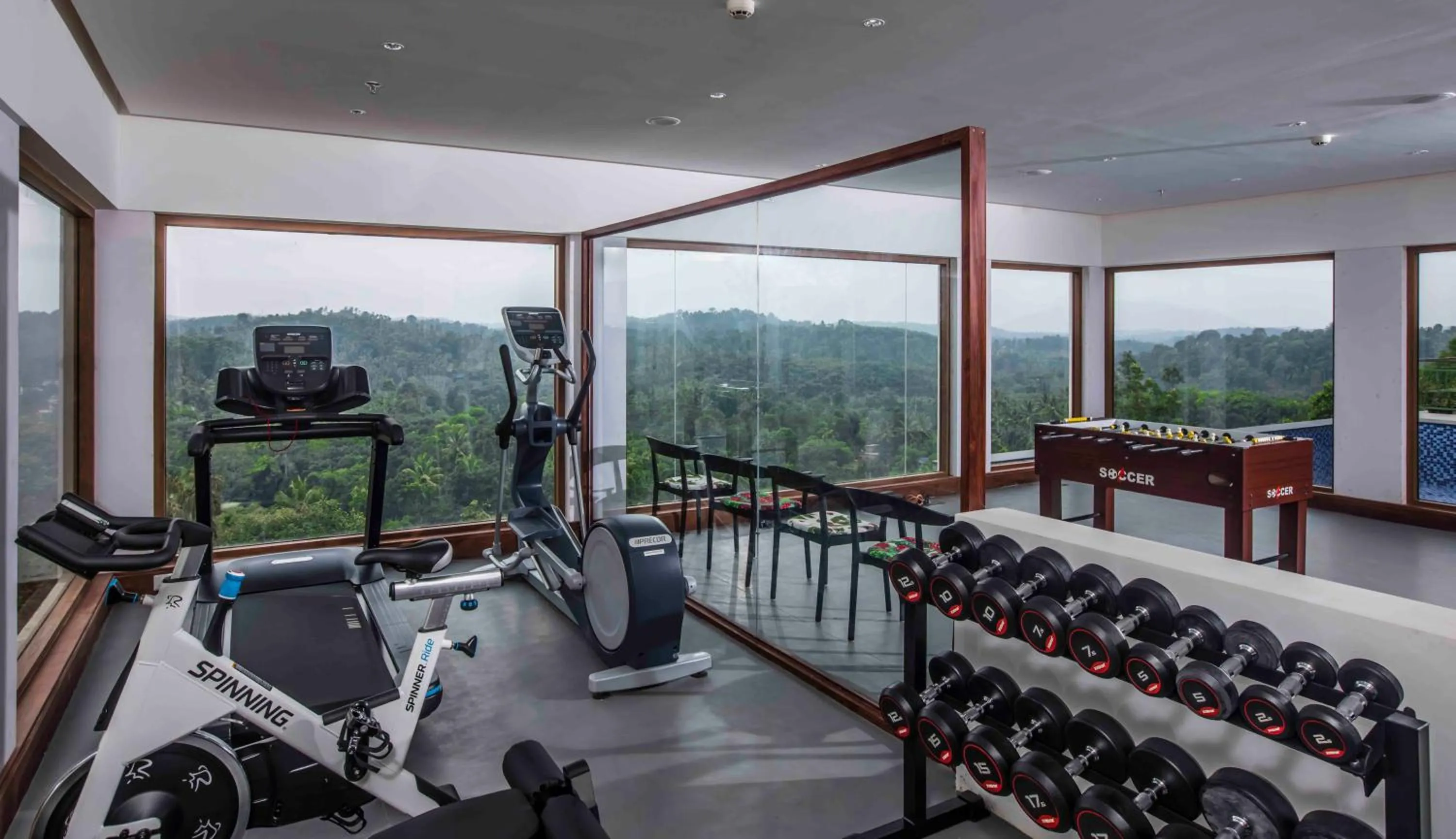 Fitness centre/facilities in GReaT Trails Wayanad by GRT Hotels