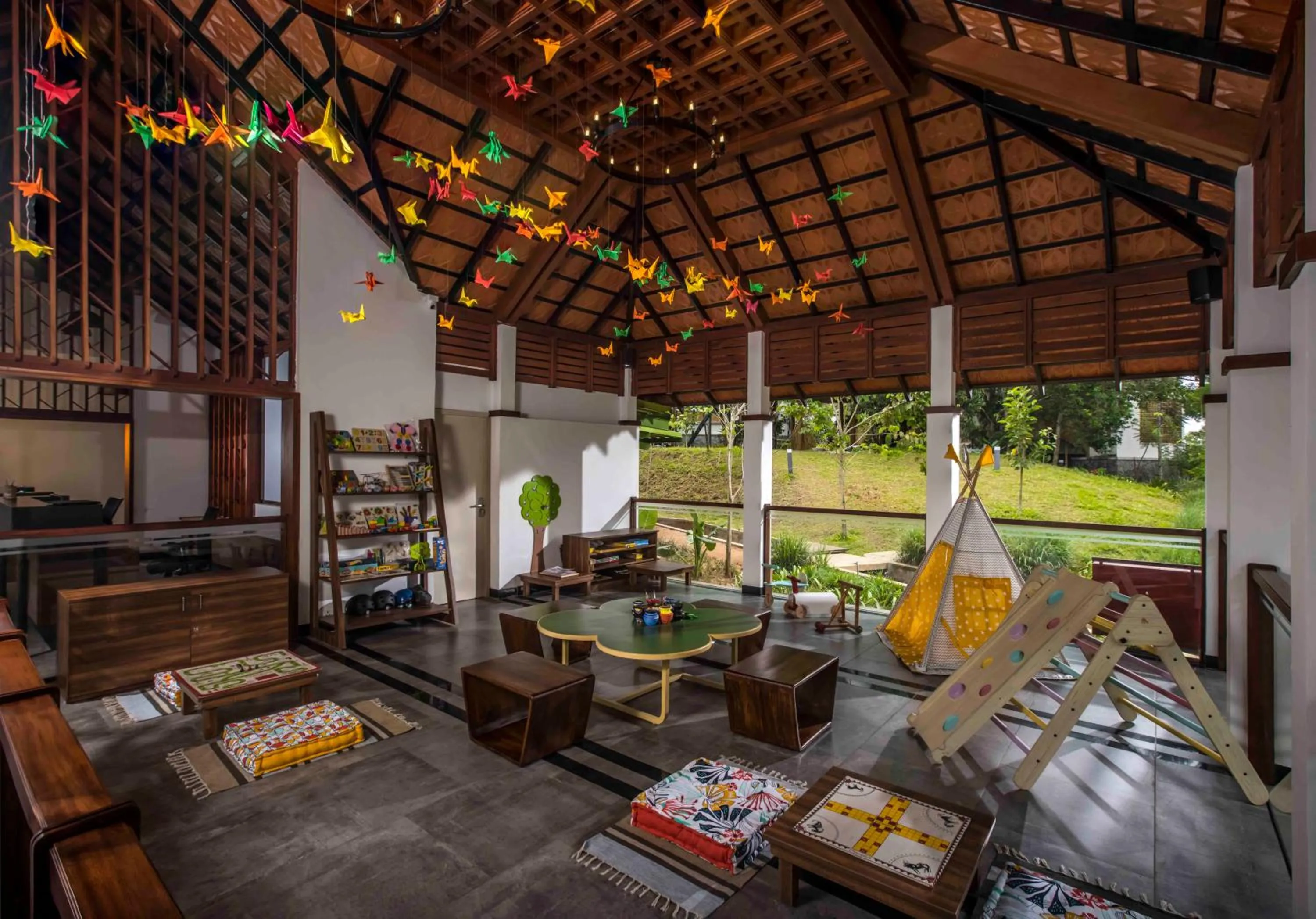 Patio in GReaT Trails Wayanad by GRT Hotels