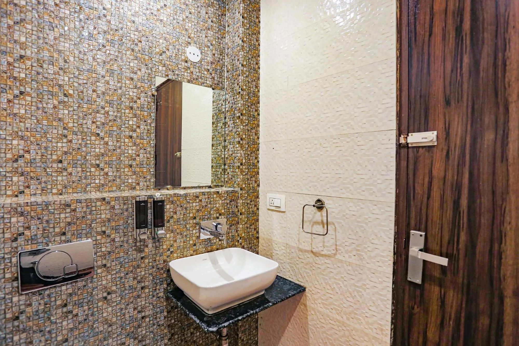 Bathroom in FabExpress Novel Suites - Nr Yashobhoomi Convention Centre