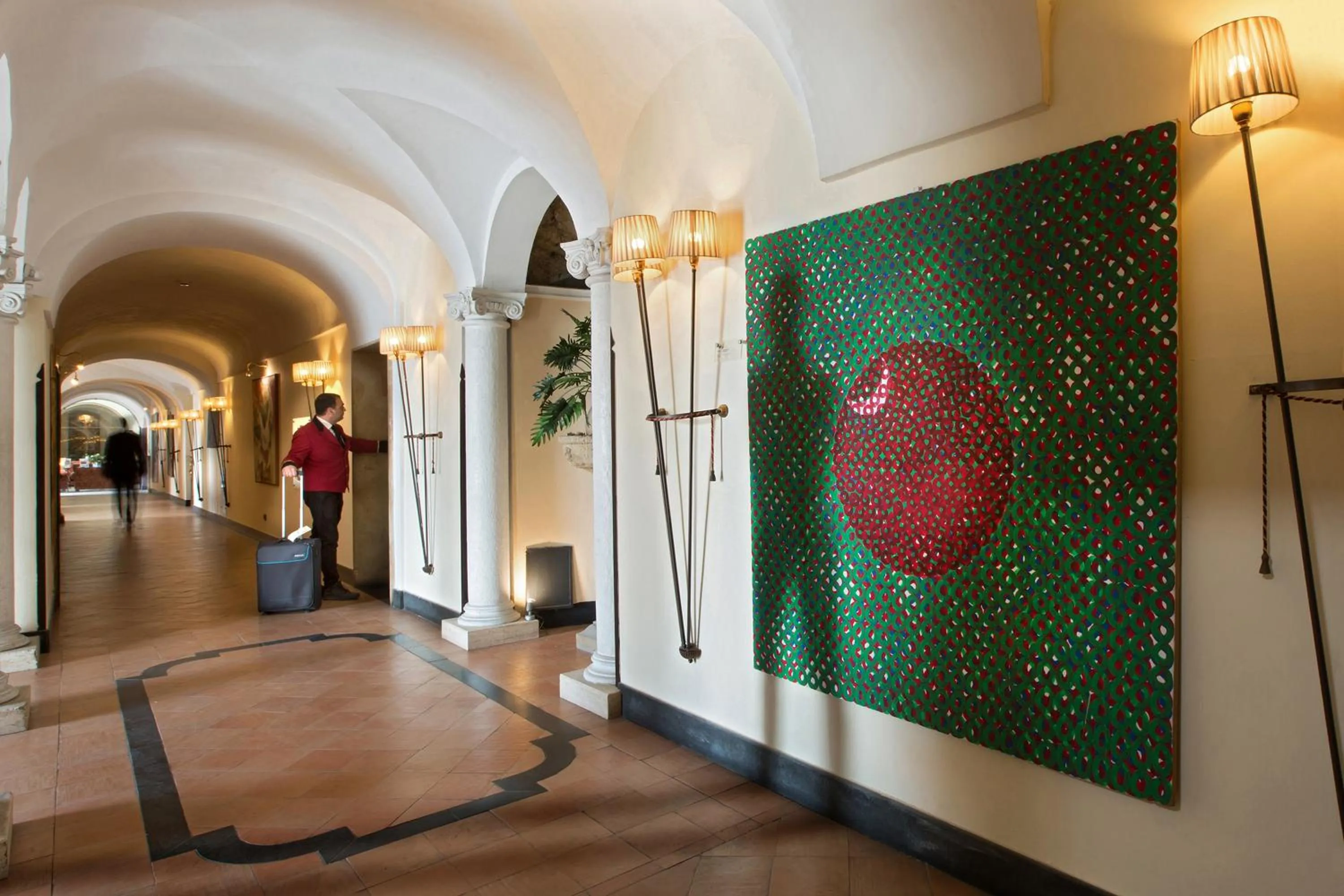 Lobby or reception in San Francesco al Monte