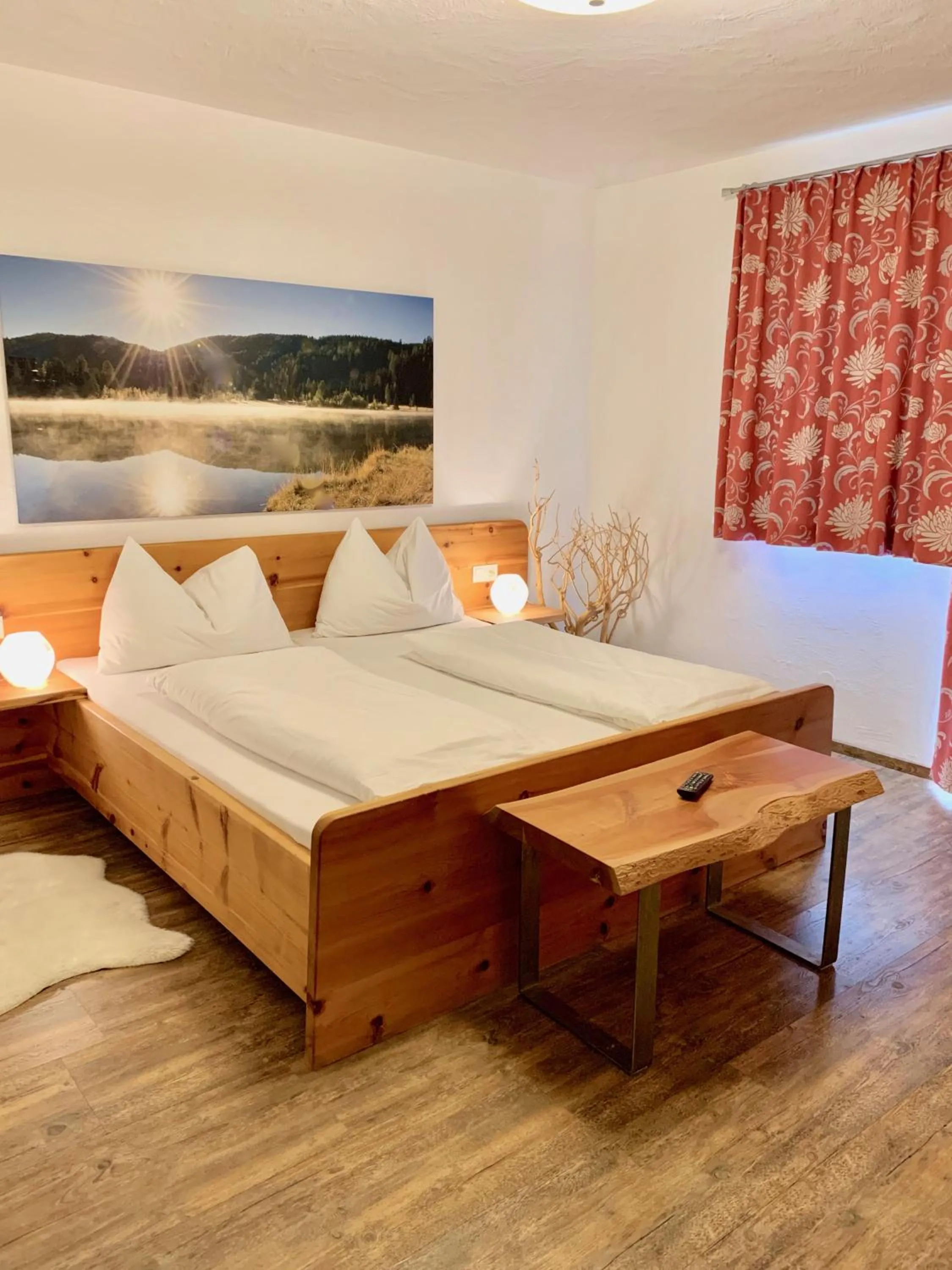 Photo of the whole room, Bed in AlpenChalet Mitterberg