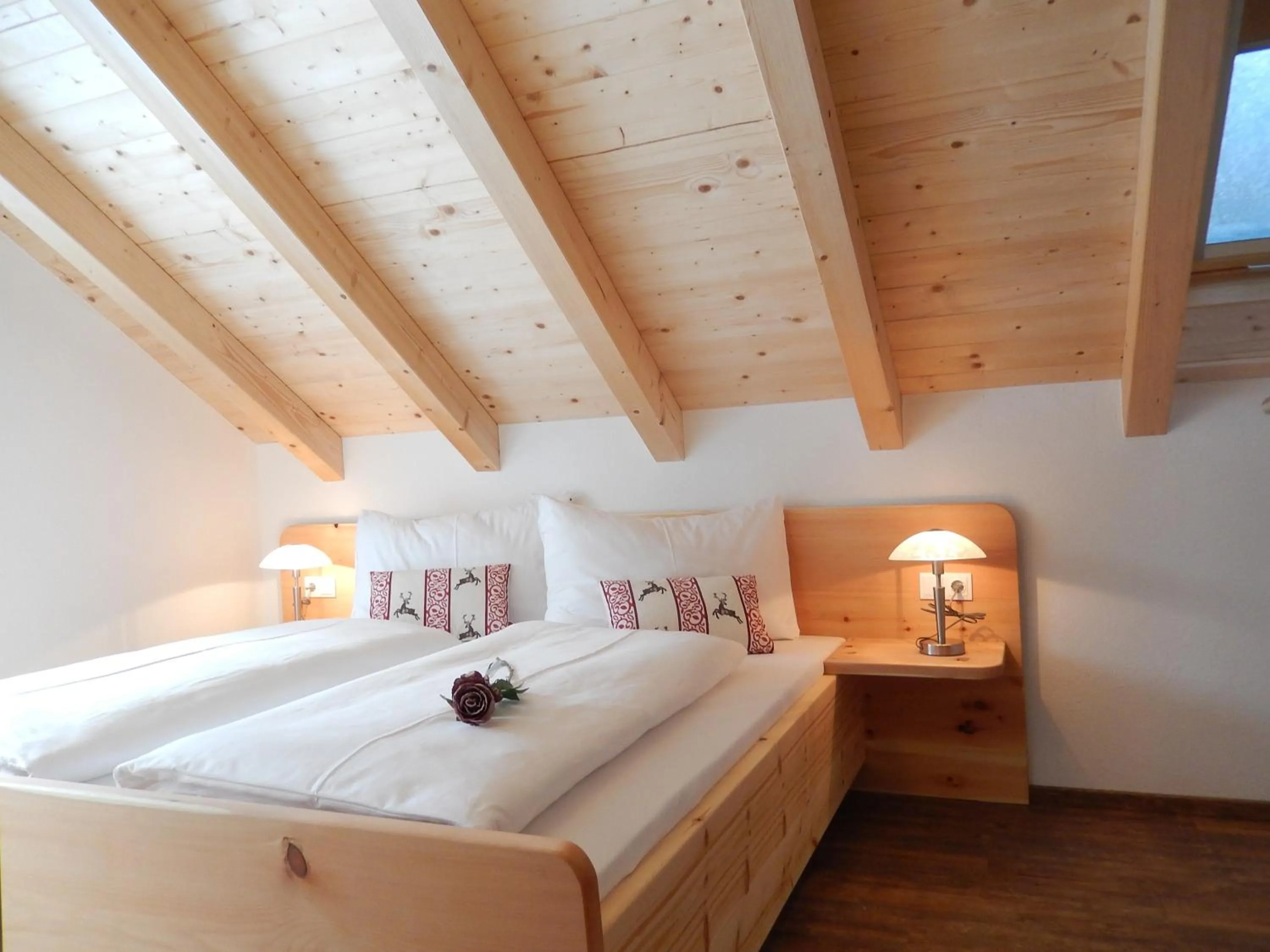 Bed in AlpenChalet Mitterberg