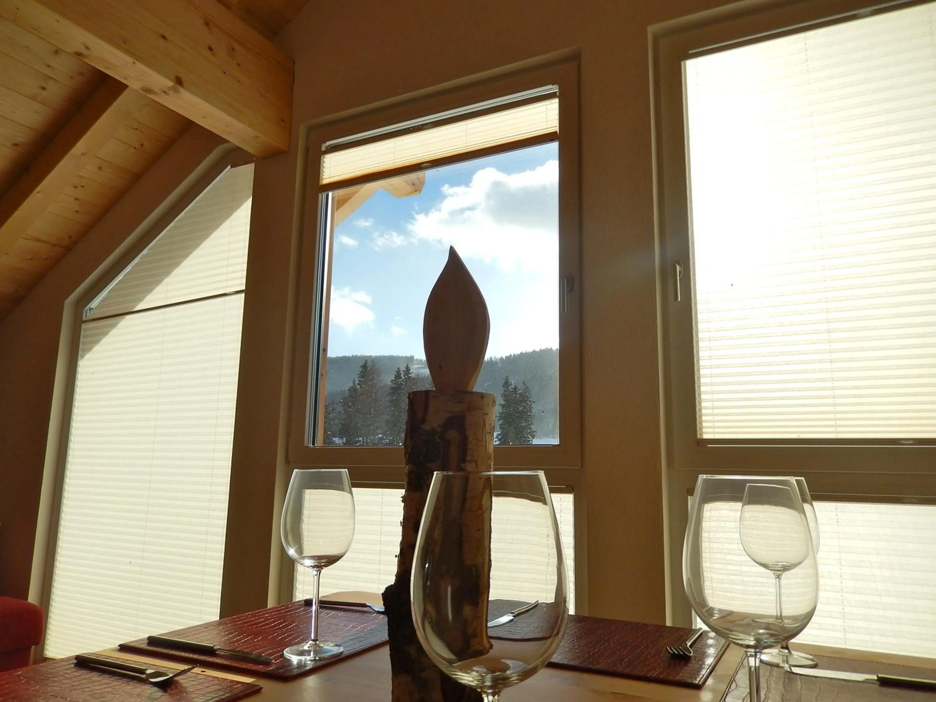 Dining area in AlpenChalet Mitterberg