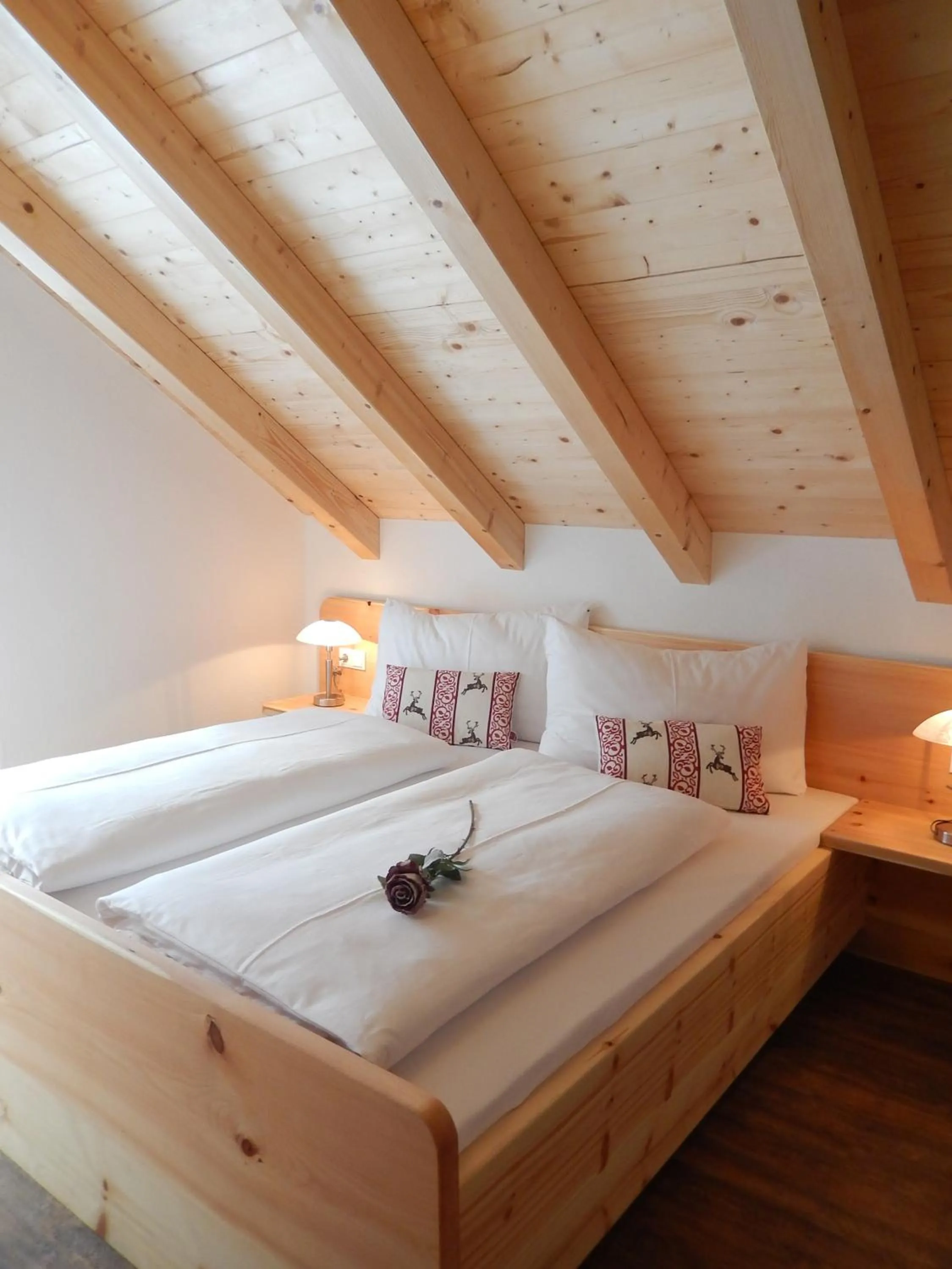 Bed in AlpenChalet Mitterberg