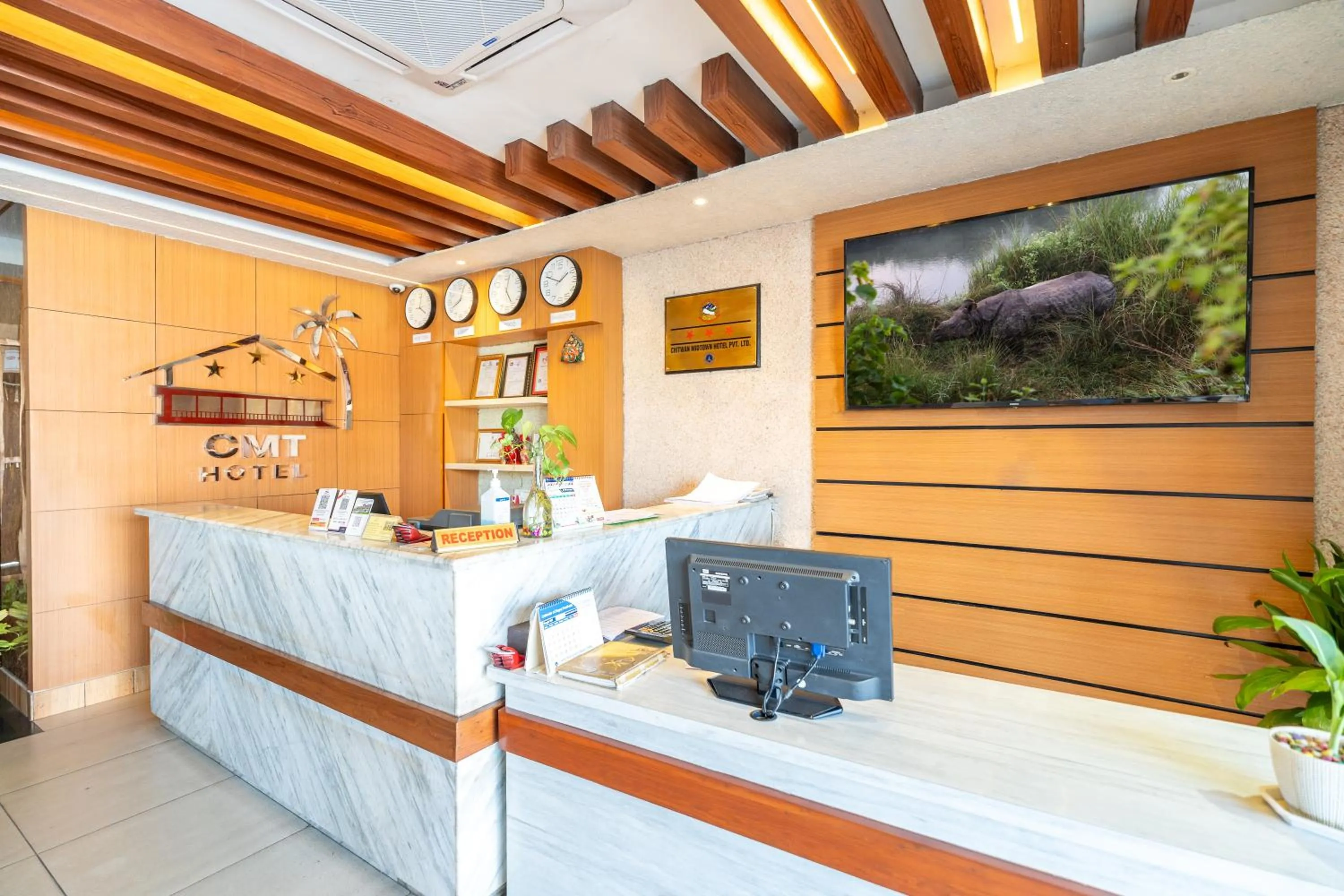 Lobby or reception in Chitwan Midtown Hotel