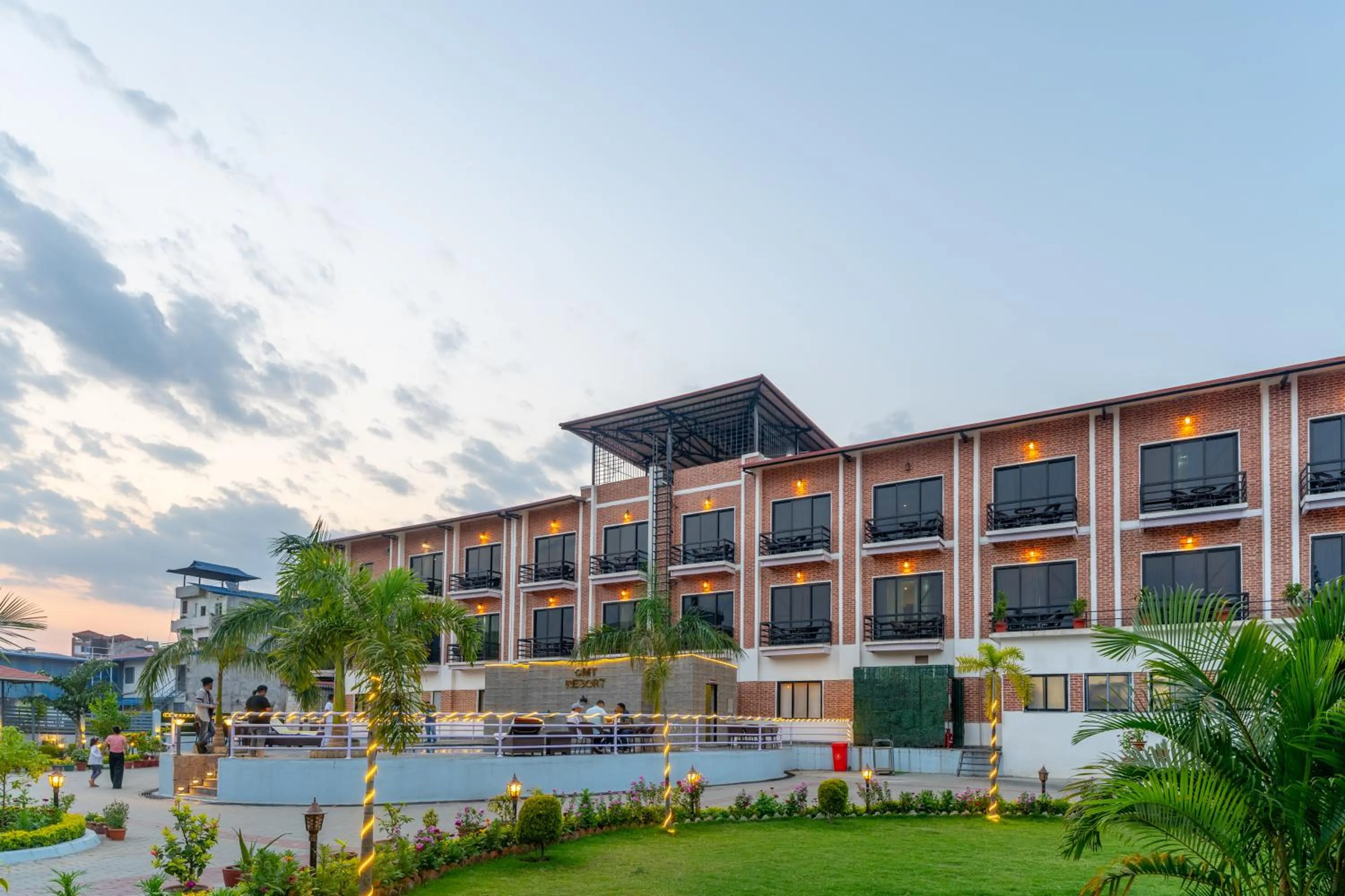 Property building in Chitwan Midtown Hotel