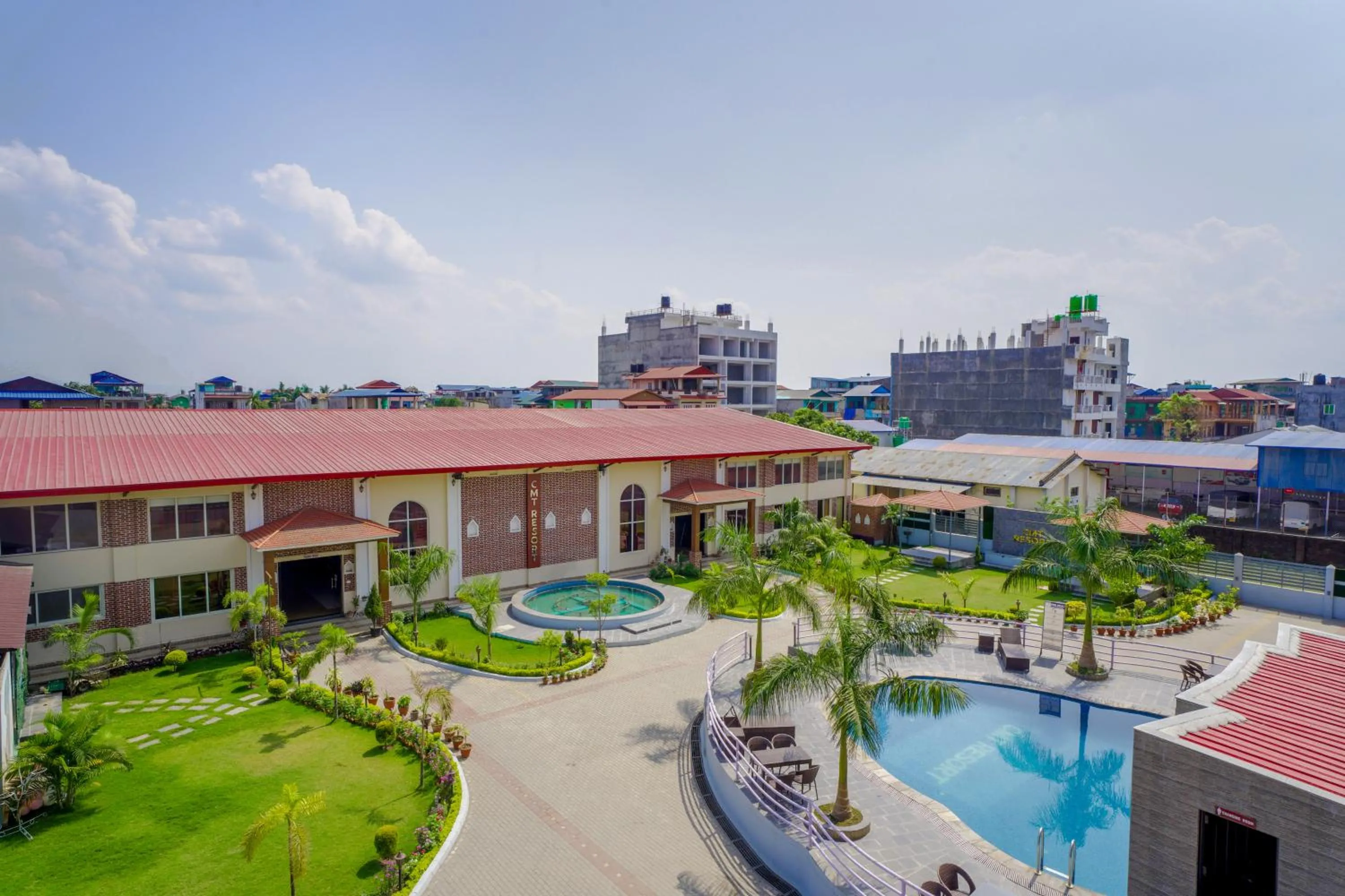 Property building in Chitwan Midtown Hotel