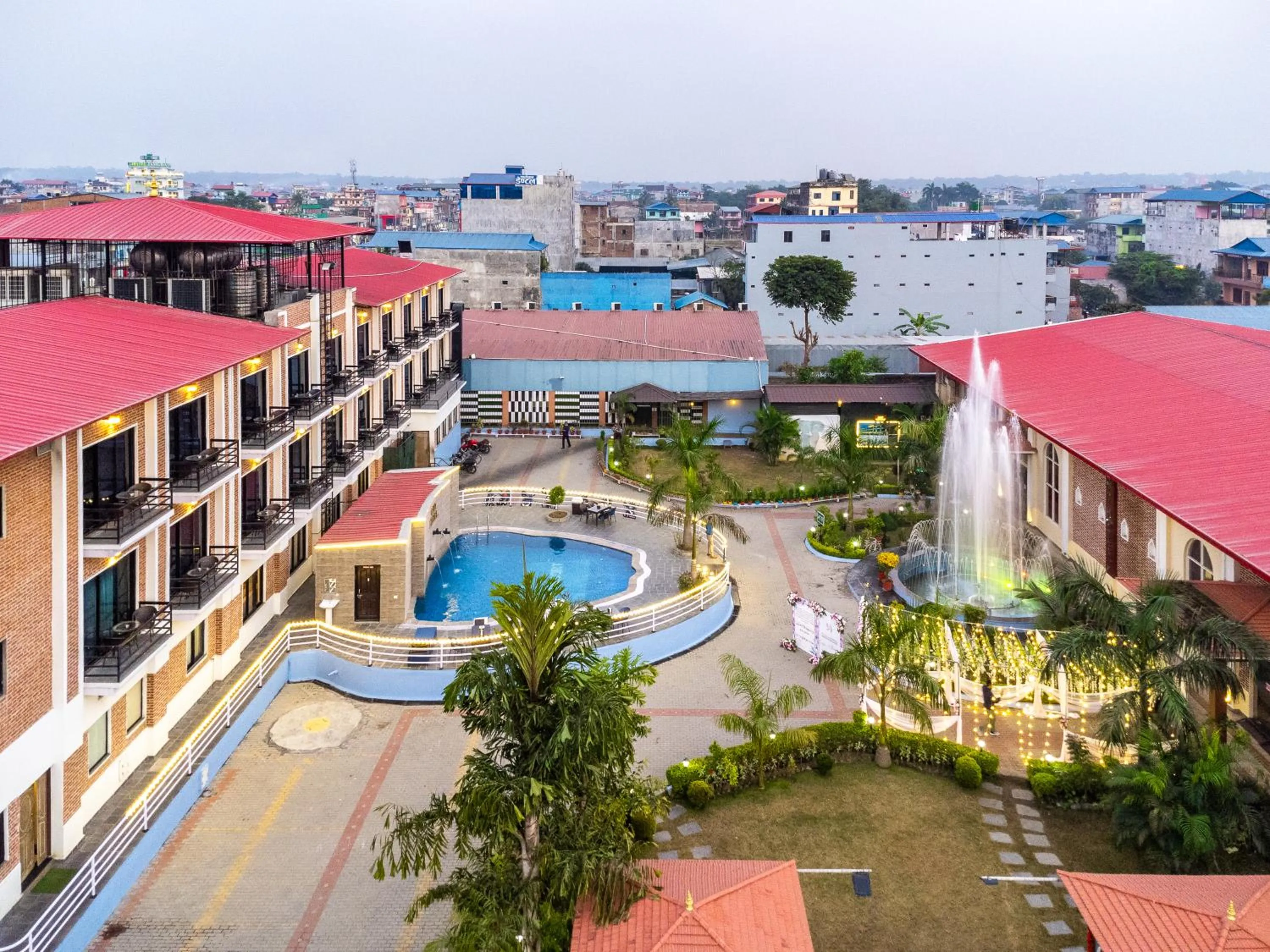 Property building in Chitwan Midtown Hotel