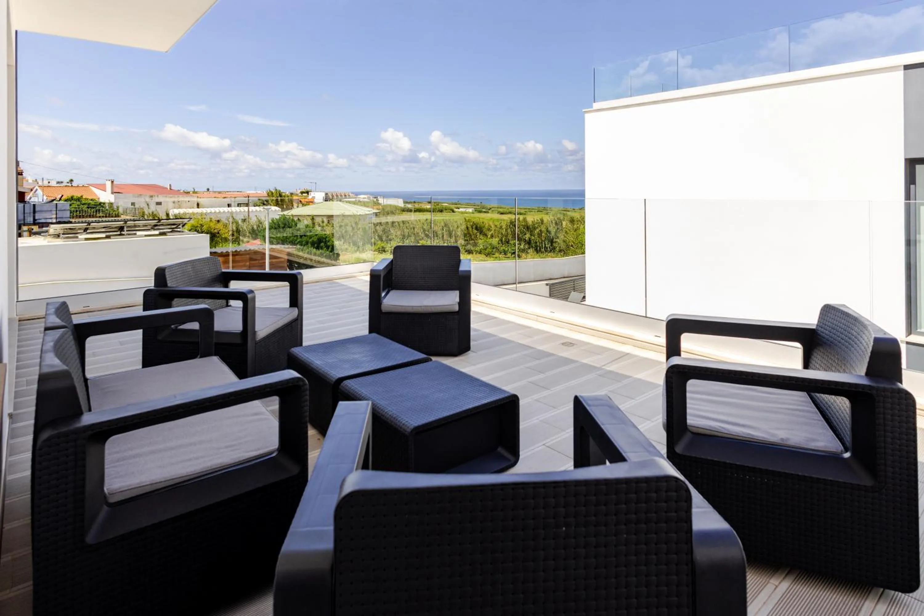 Patio in Villa Atlantica One luxury and unique with ocean view