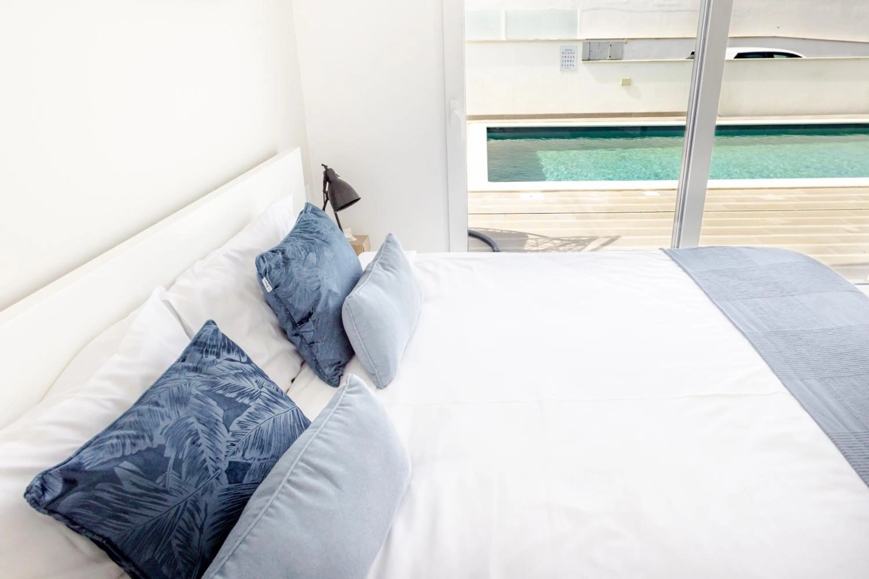 Bed in Villa Atlantica One luxury and unique with ocean view