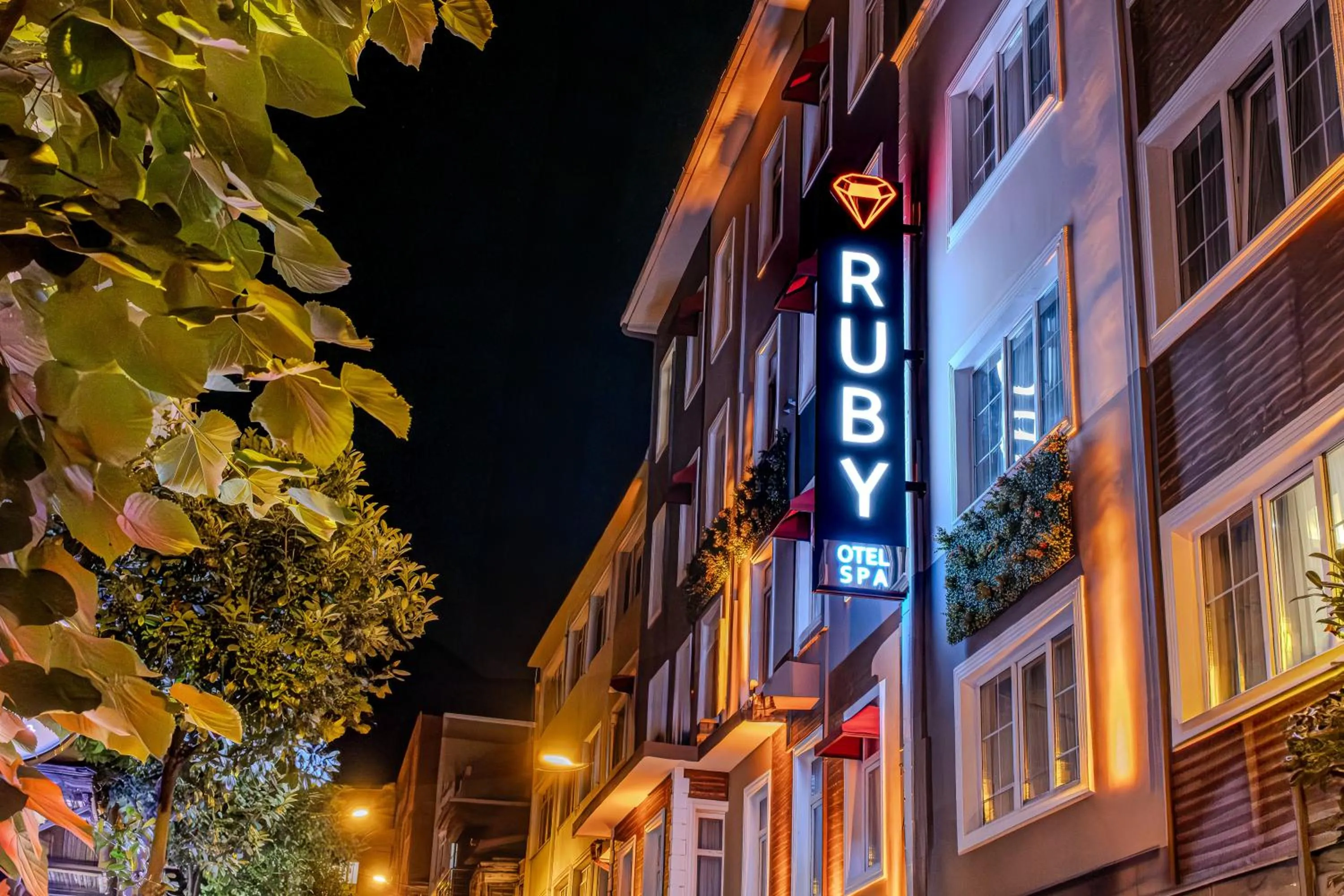 Property building in Ruby Hotel