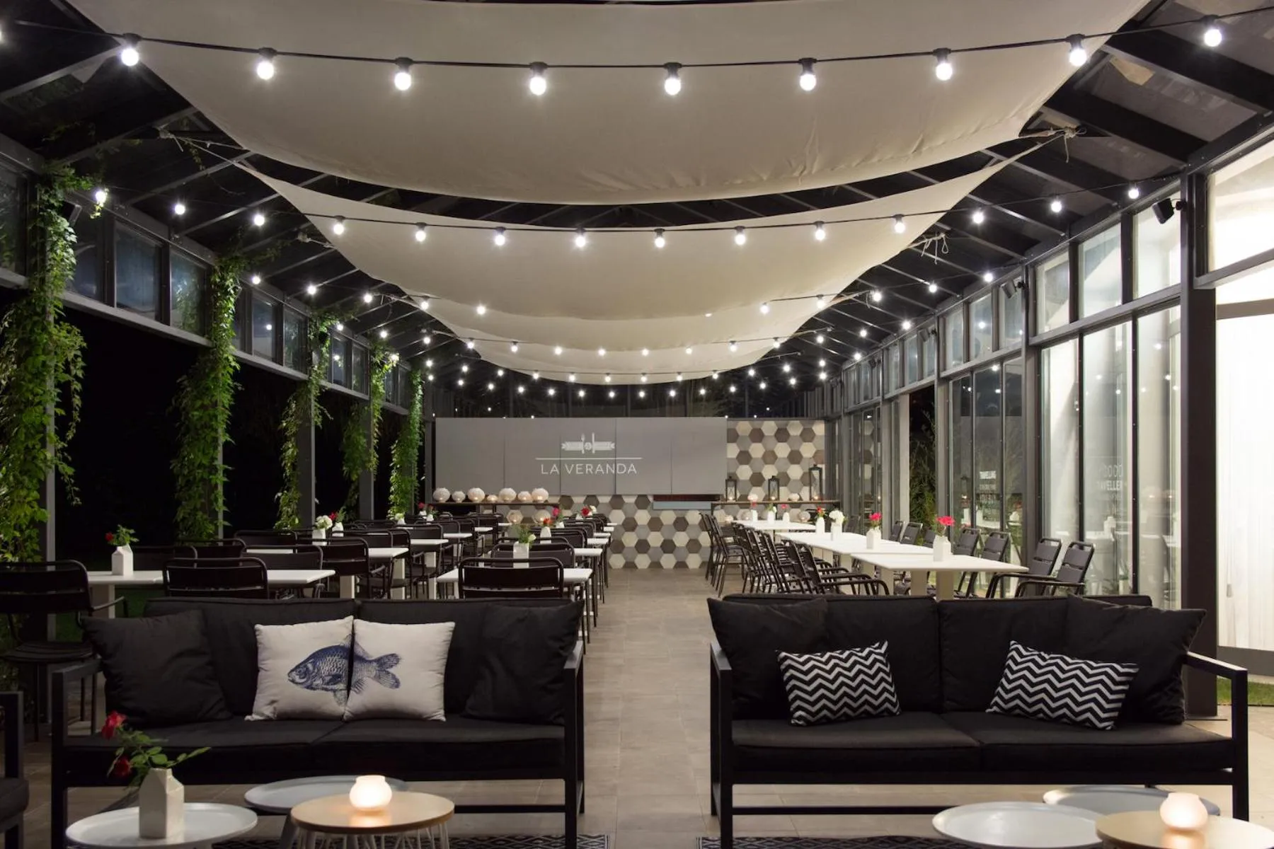 Patio in Hotel Luise