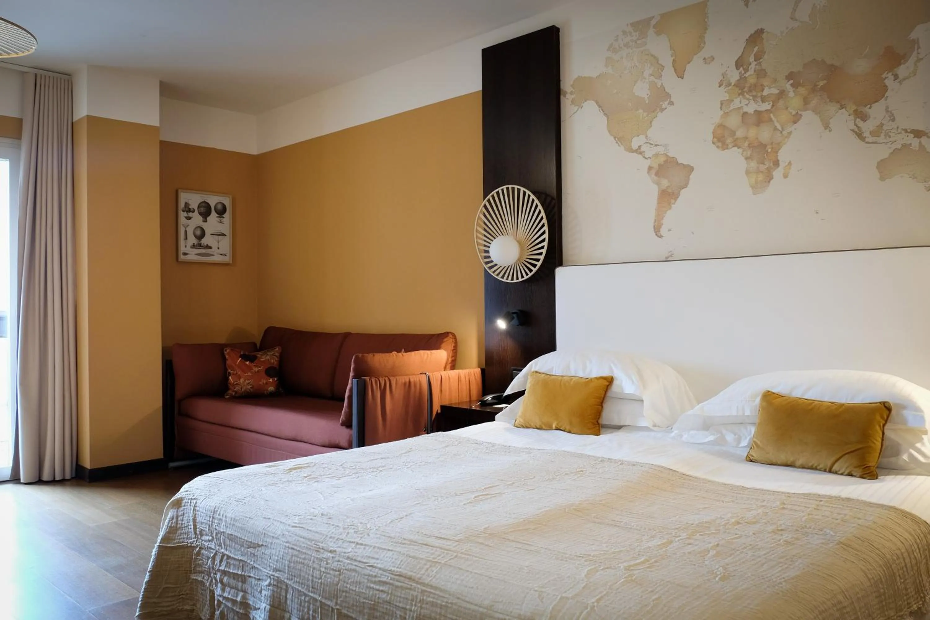 Bedroom, Bed in Hotel Luise