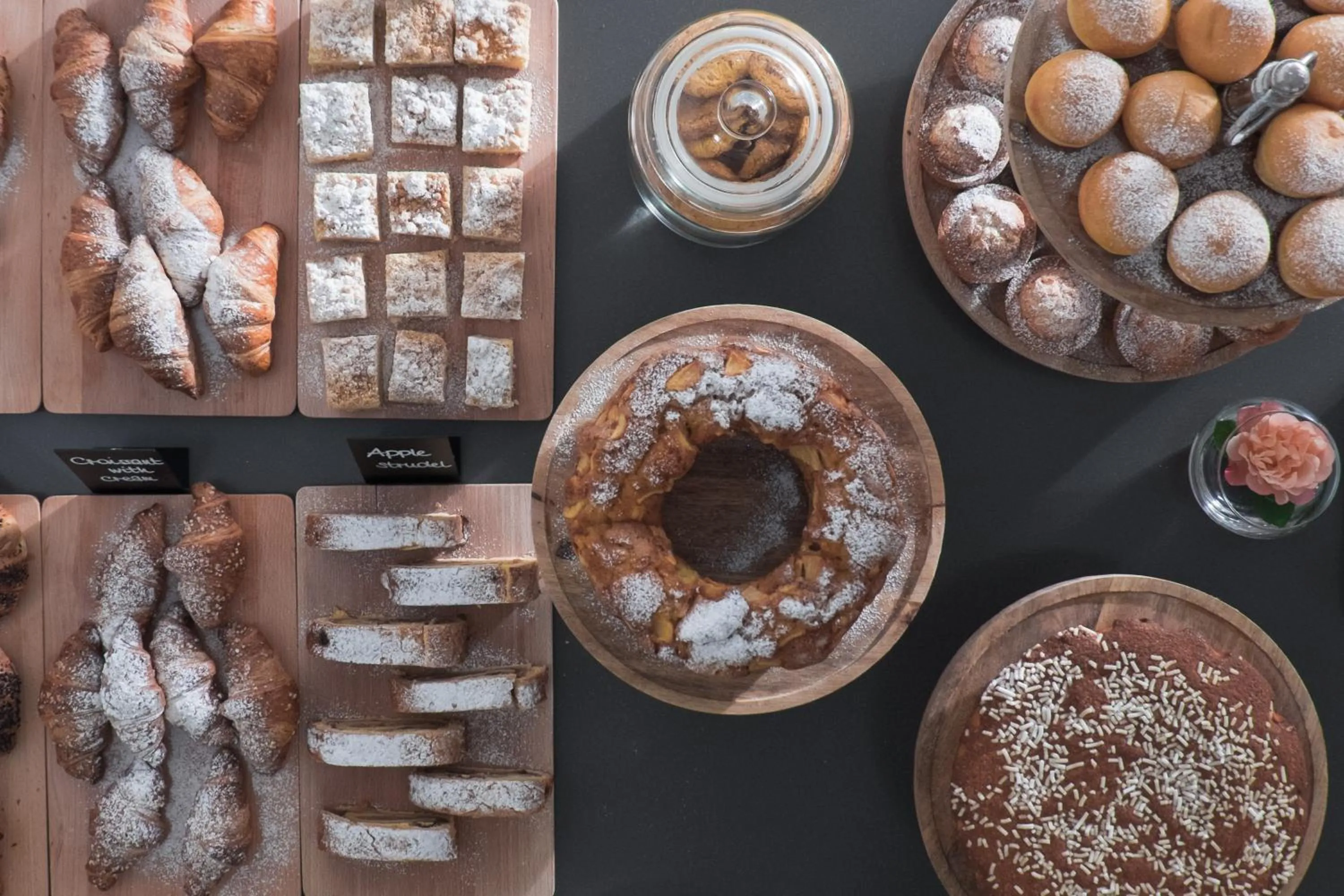 Buffet breakfast in Hotel Luise