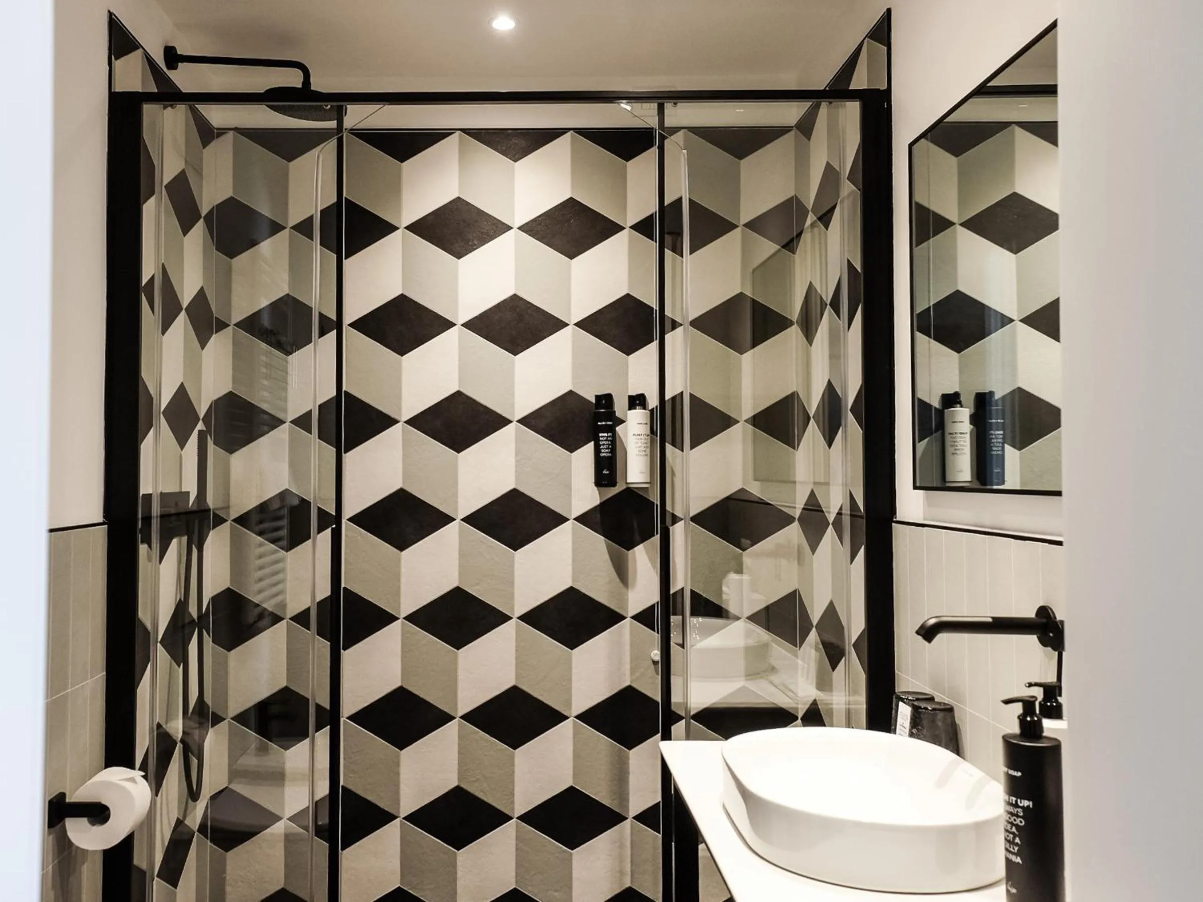 Shower in Hotel Luise