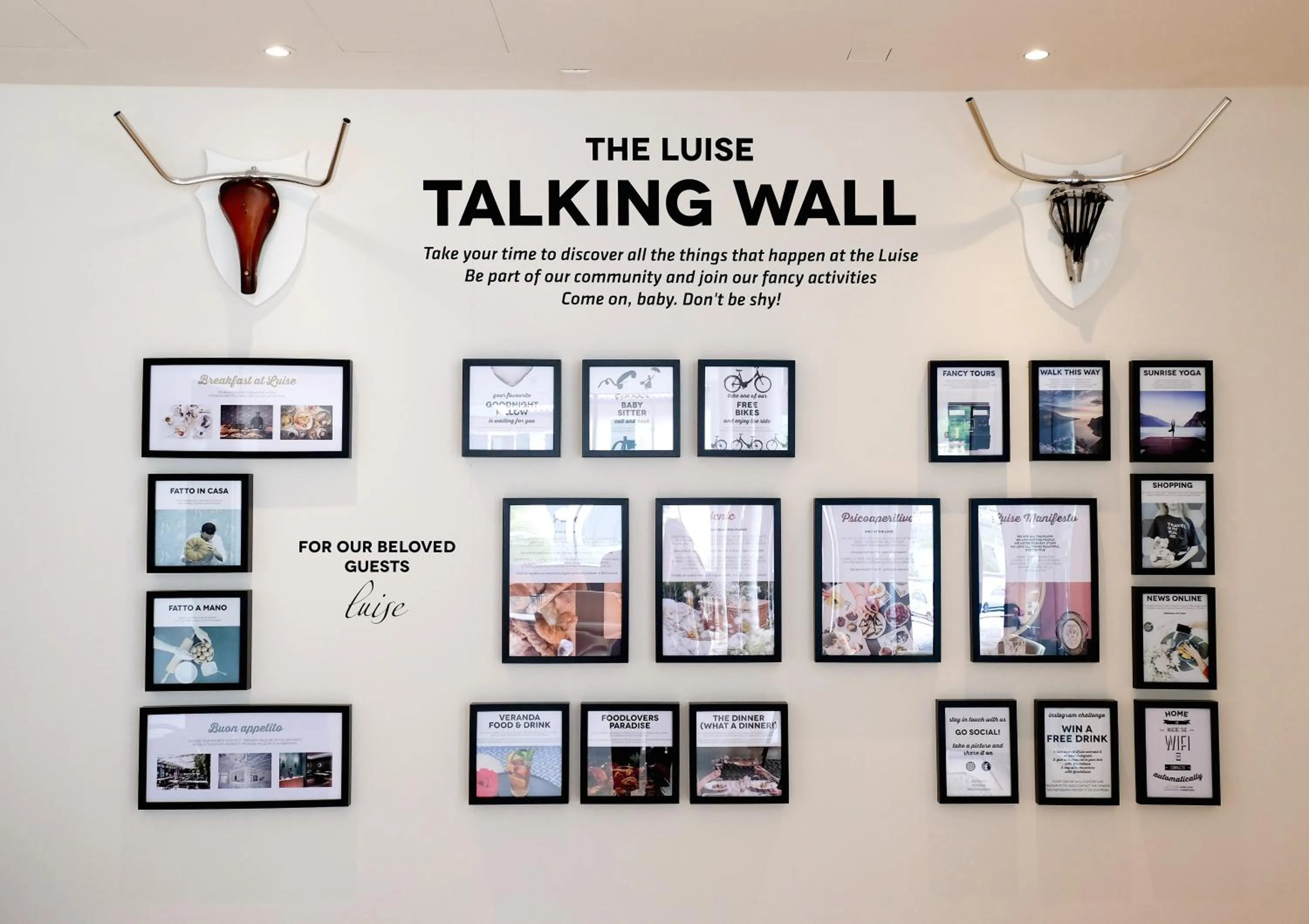 Lobby or reception in Hotel Luise