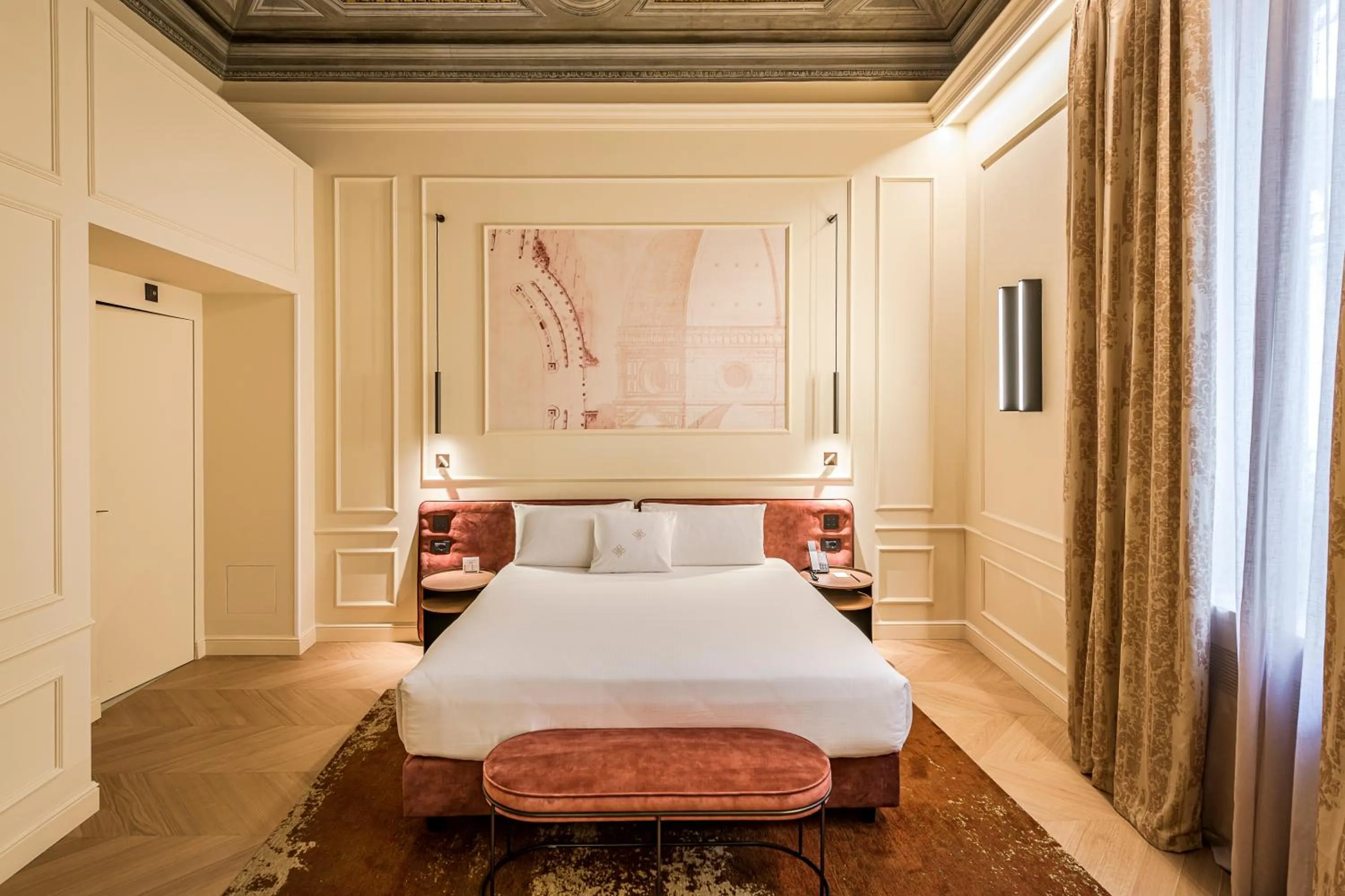 Bedroom, Bed in Palazzo Montebello