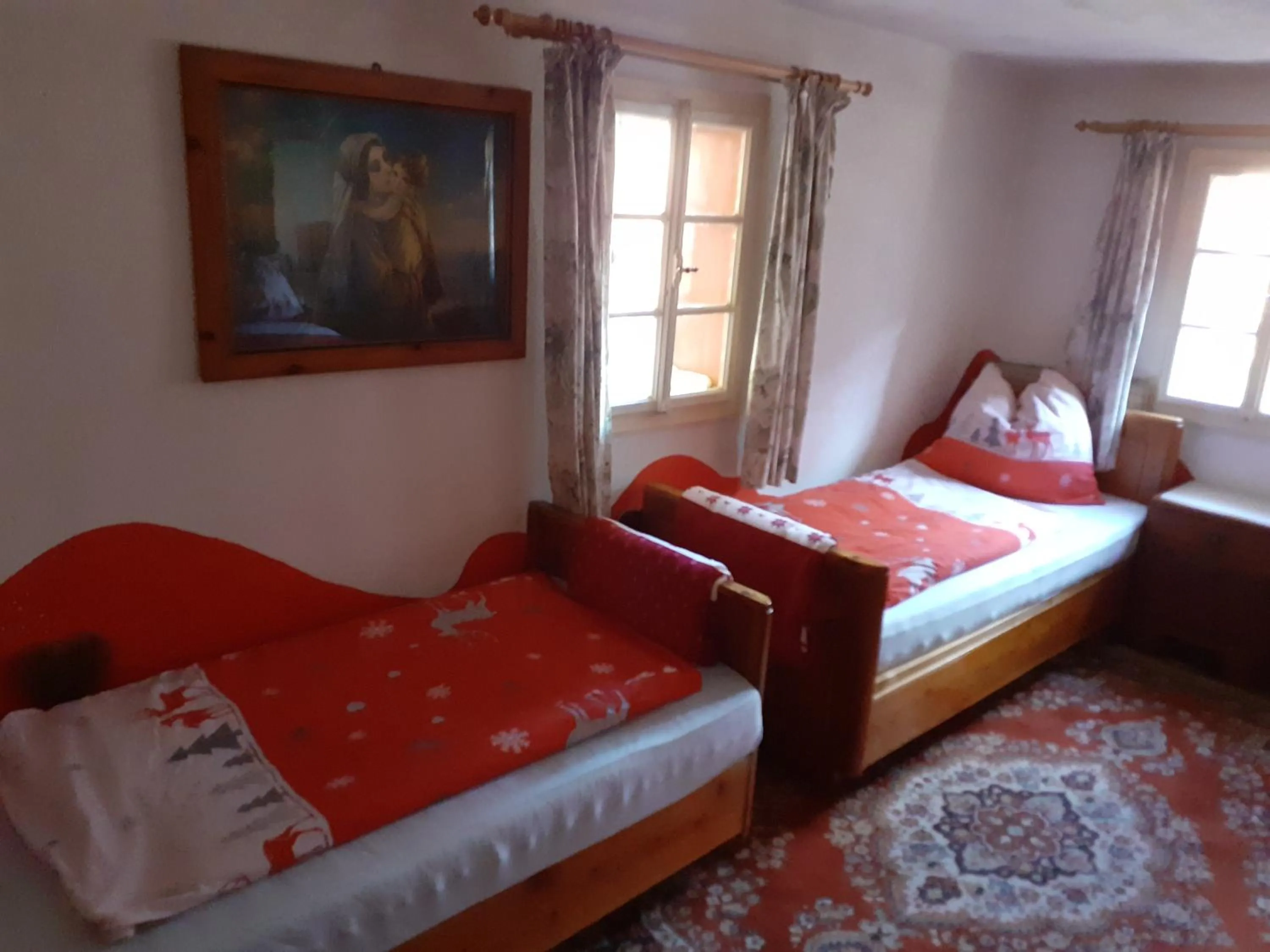 Bed in Ferienhaus Pirker