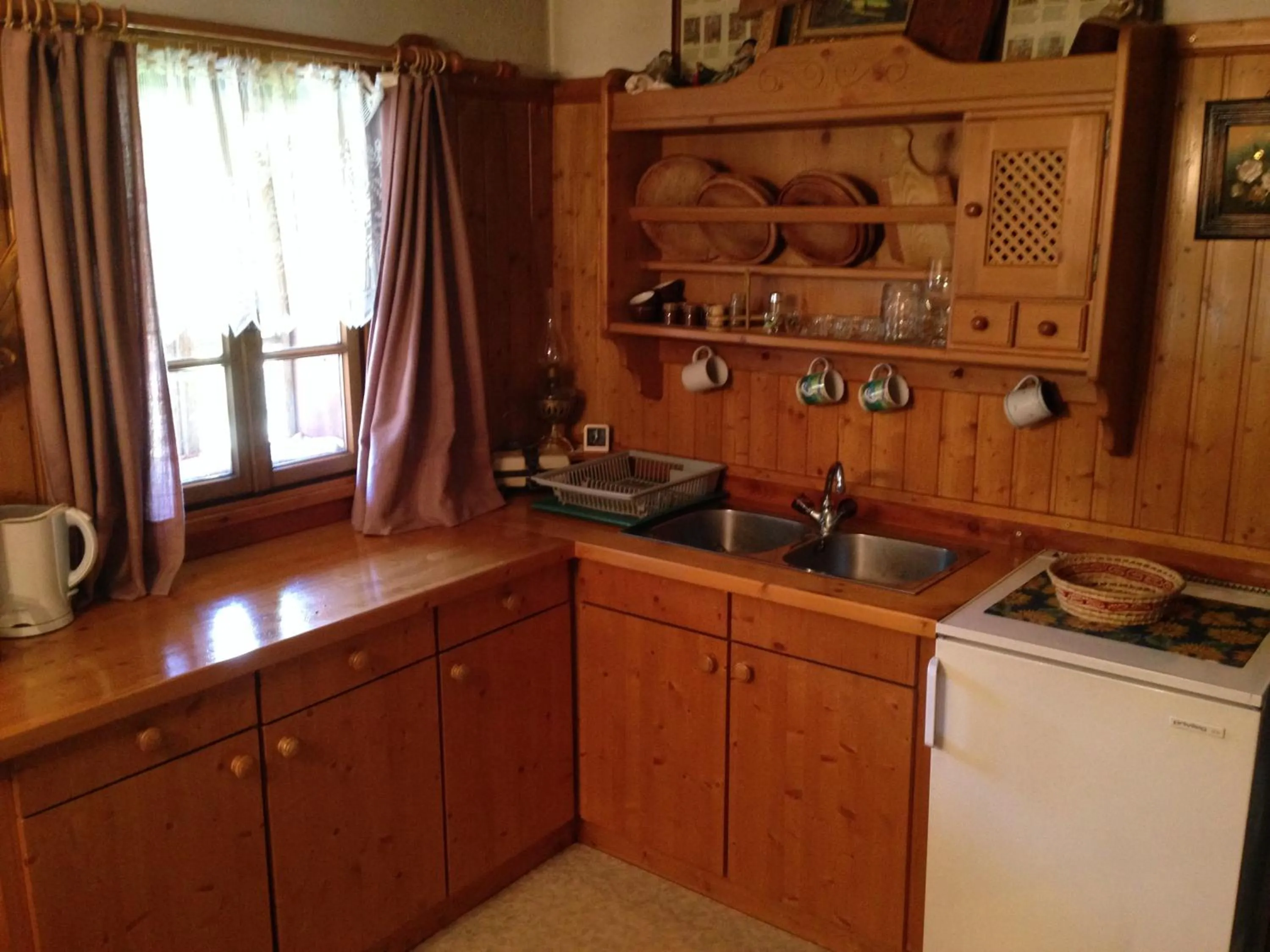 Kitchen or kitchenette in Ferienhaus Pirker