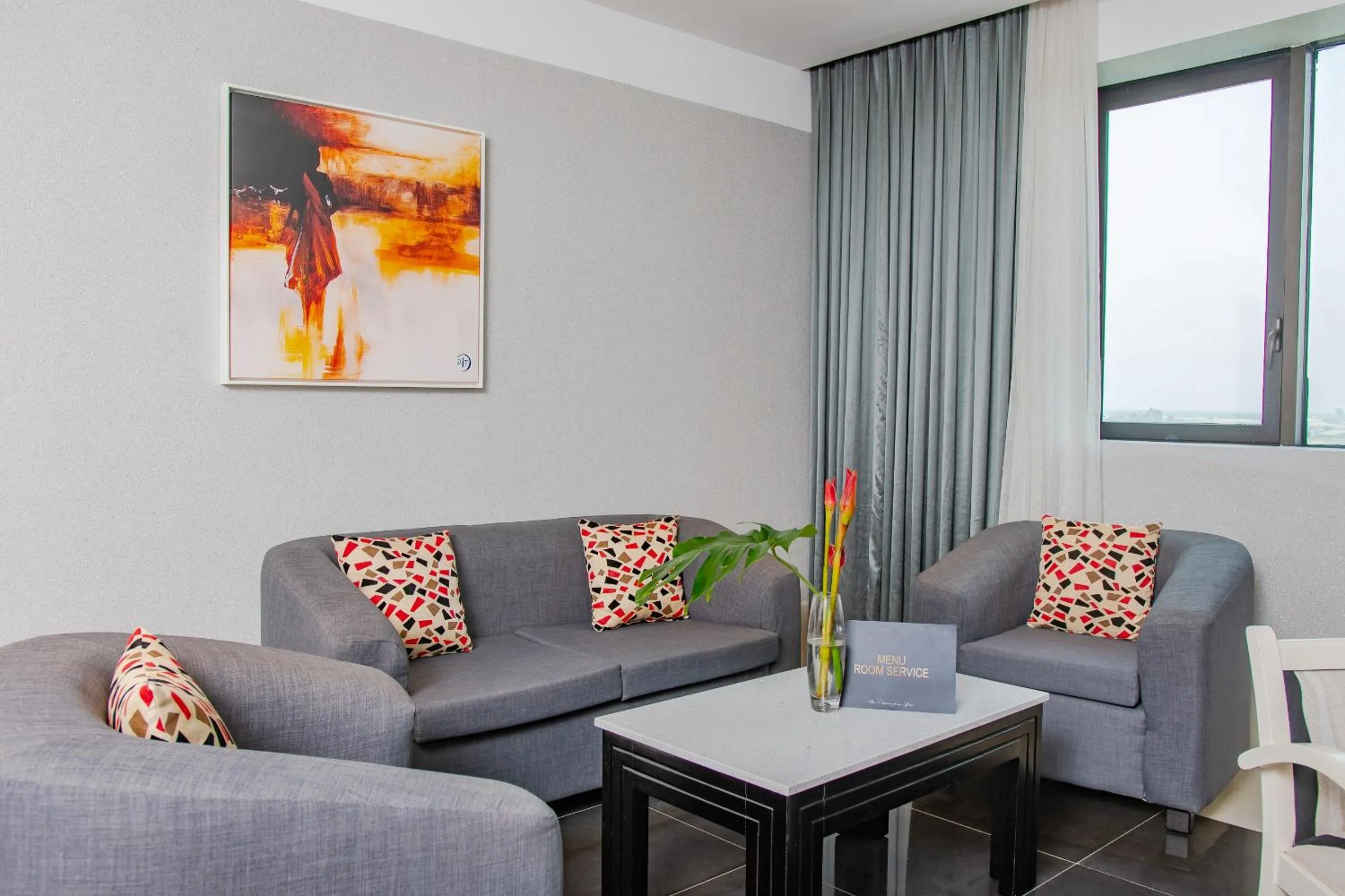 Living room in Krystal Palace Douala