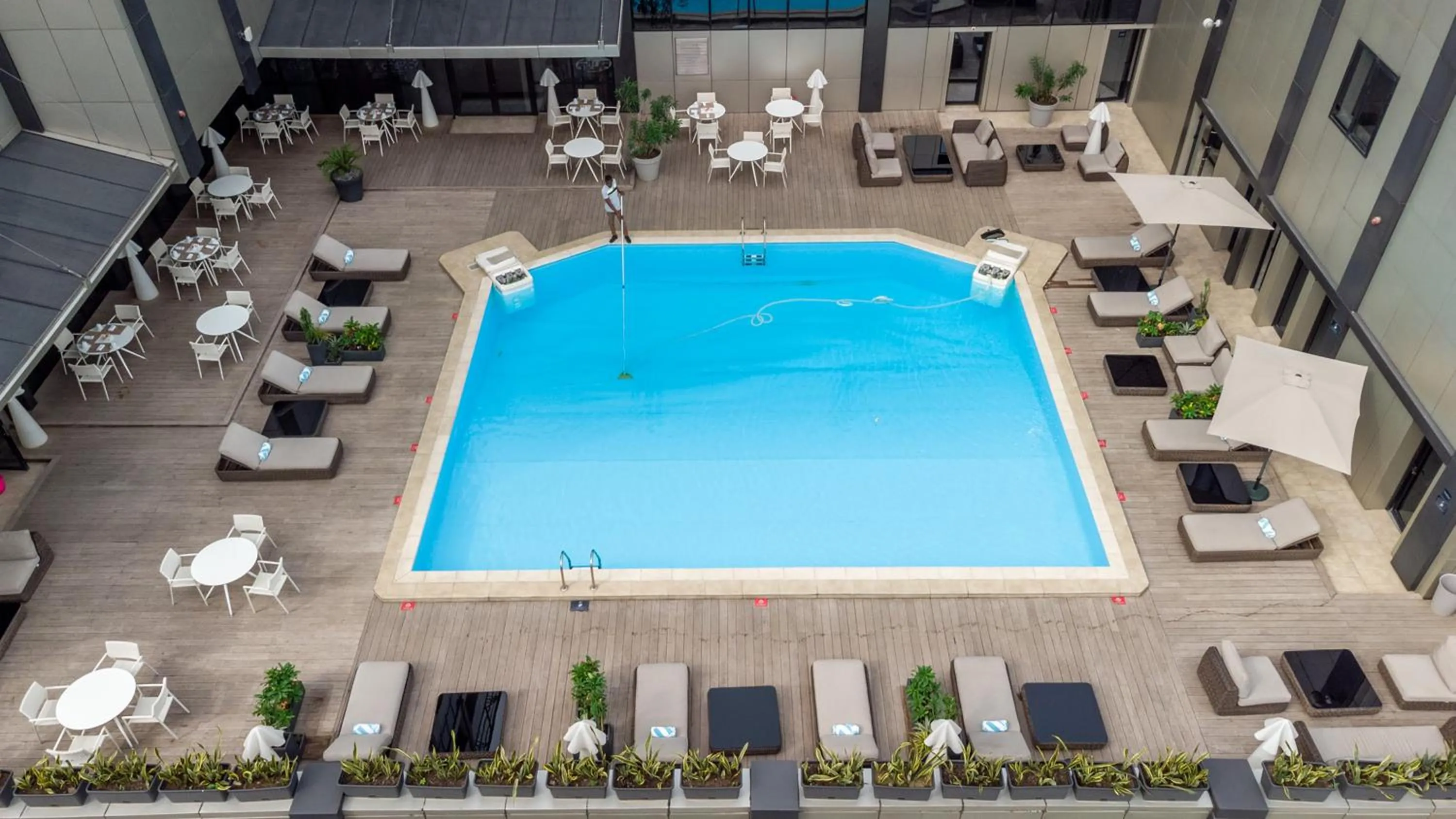 Swimming pool in Krystal Palace Douala