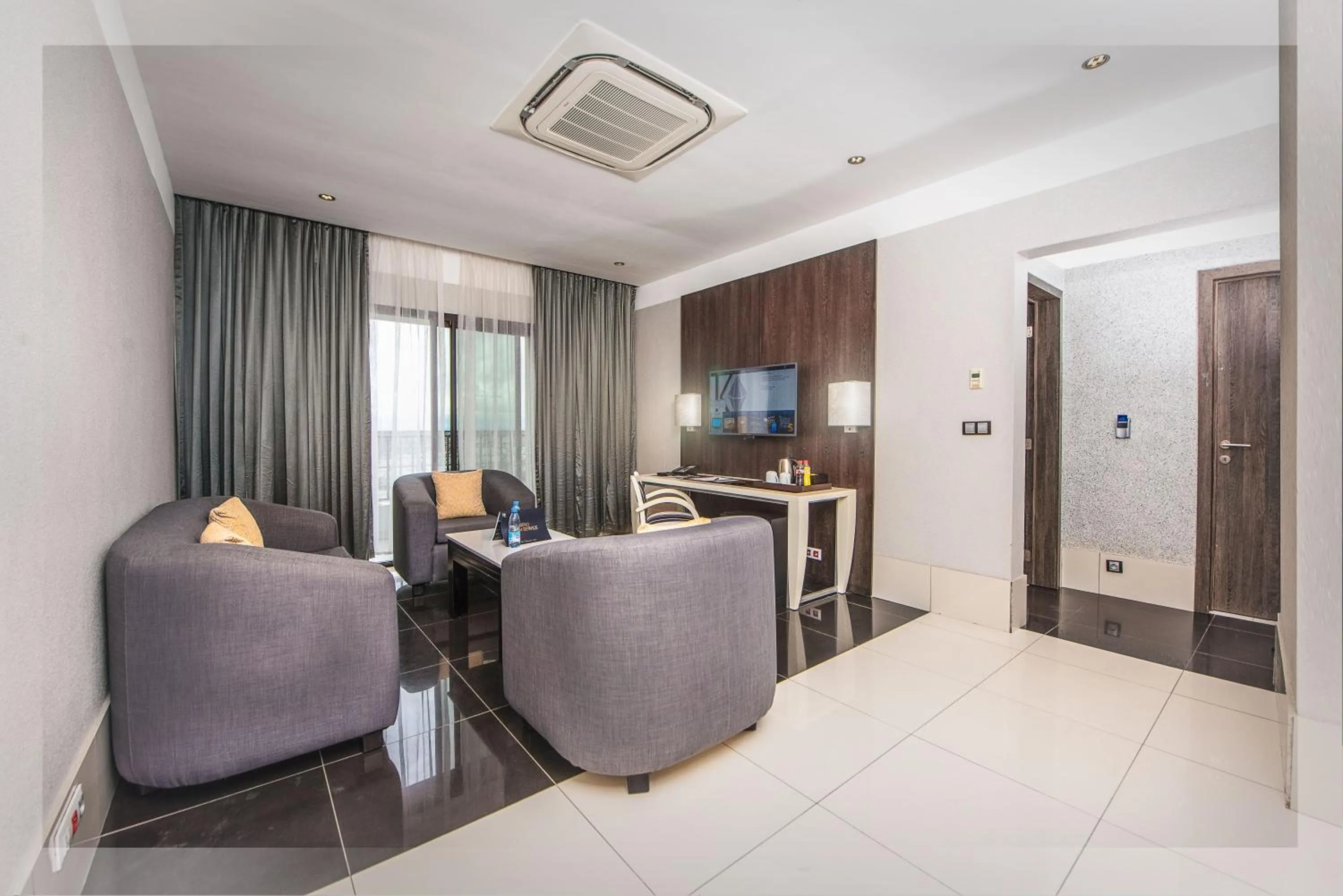 Seating area in Krystal Palace Douala