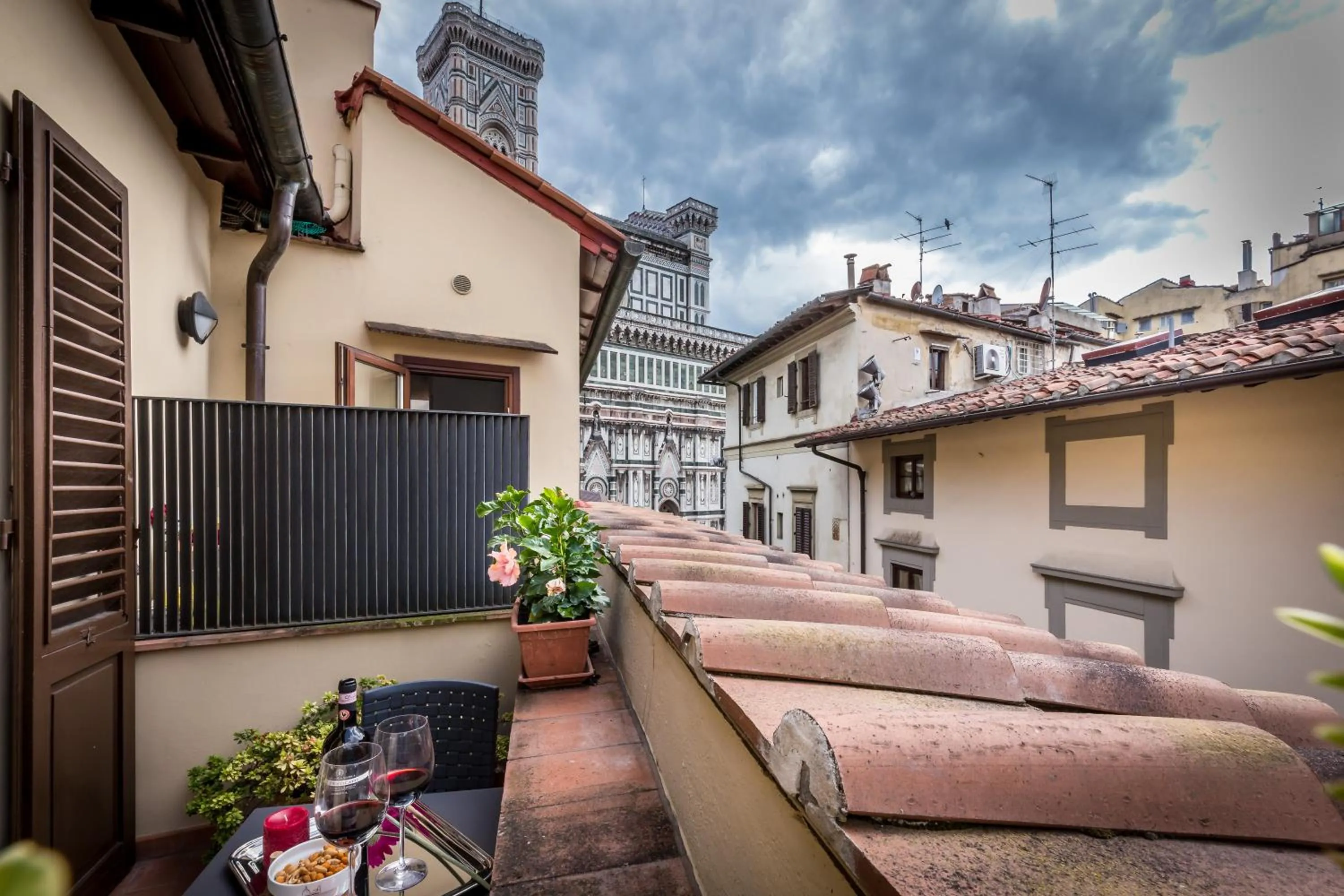 Balcony/Terrace in Hotel Duomo Firenze