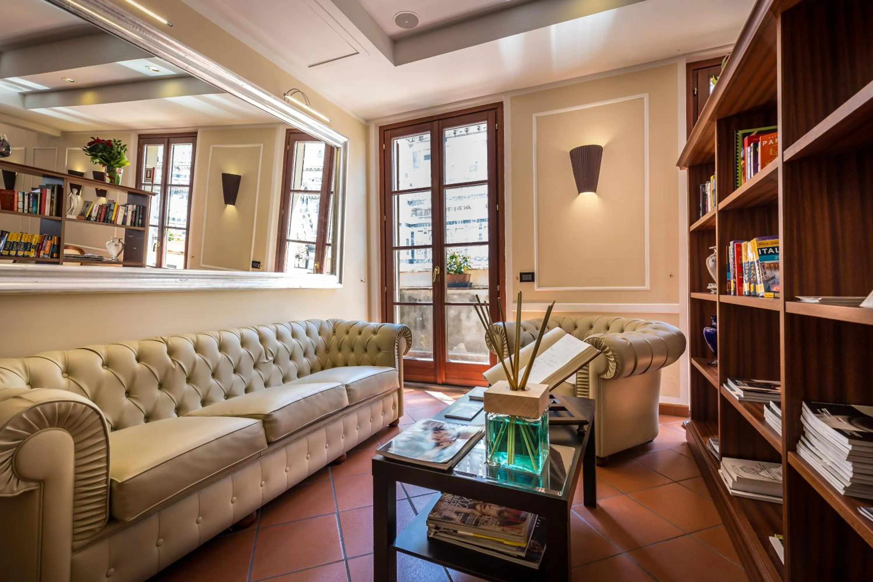 Lobby or reception in Hotel Duomo Firenze