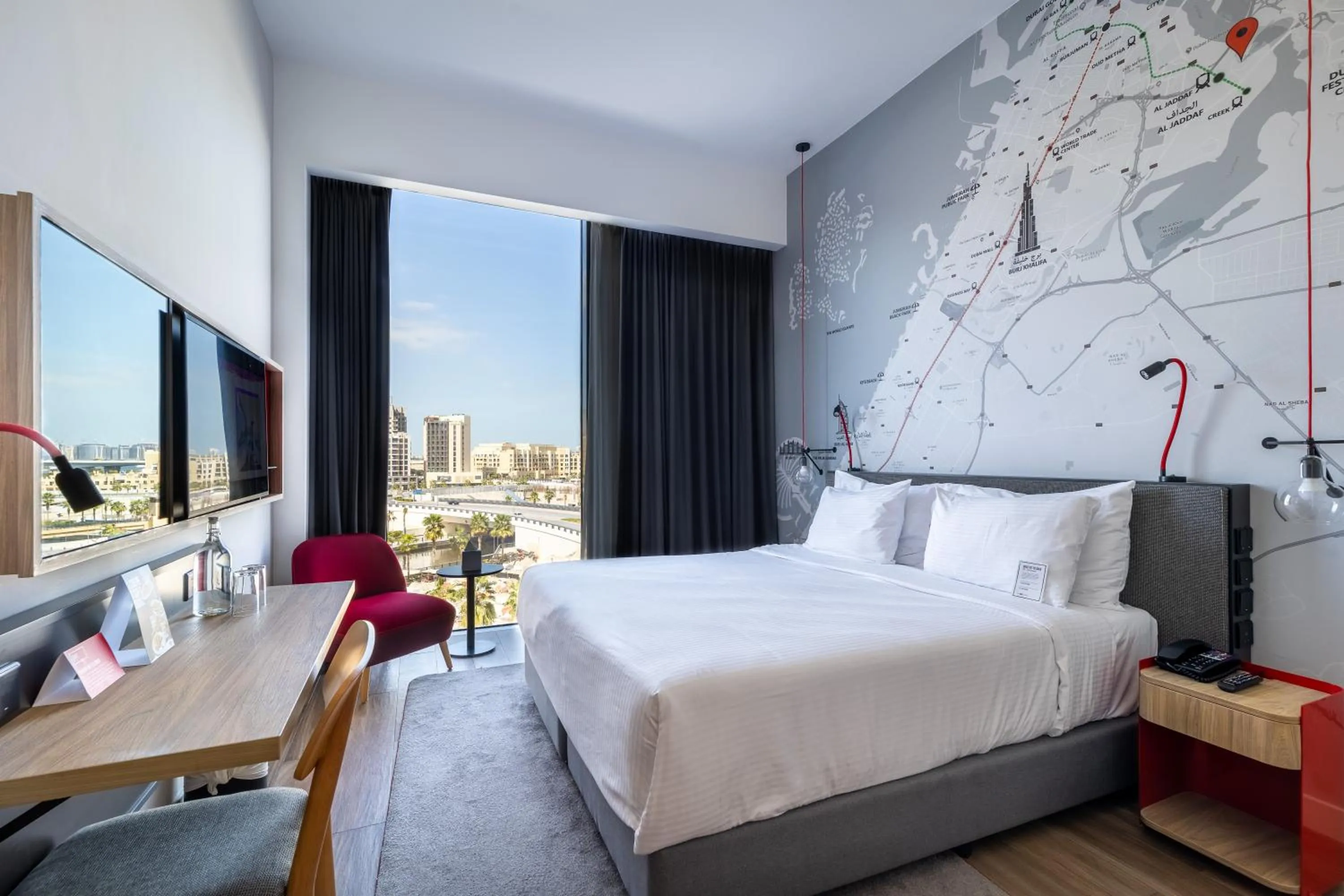 Bedroom, Bed in Ink Hotel