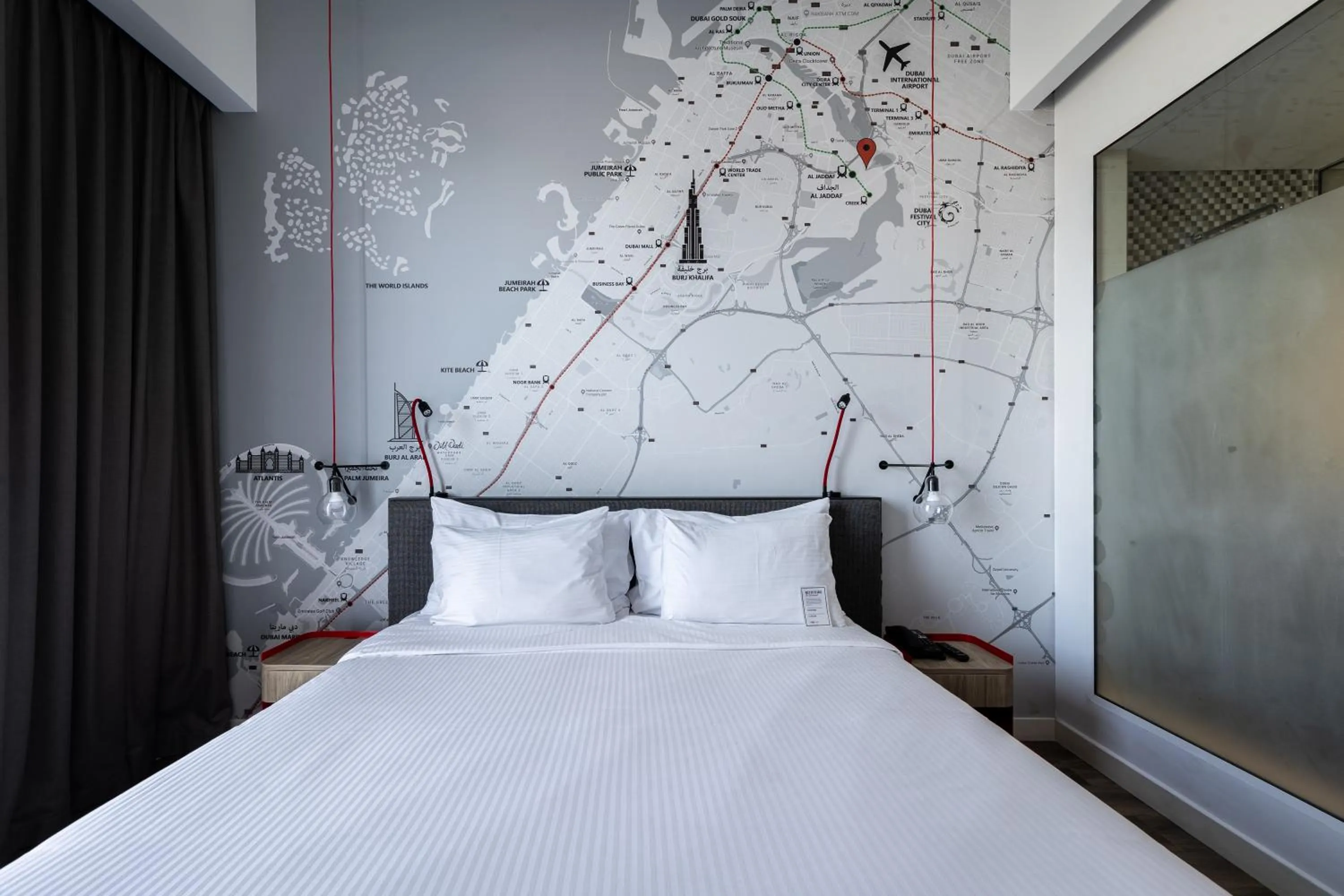 Bedroom, Bed in Ink Hotel