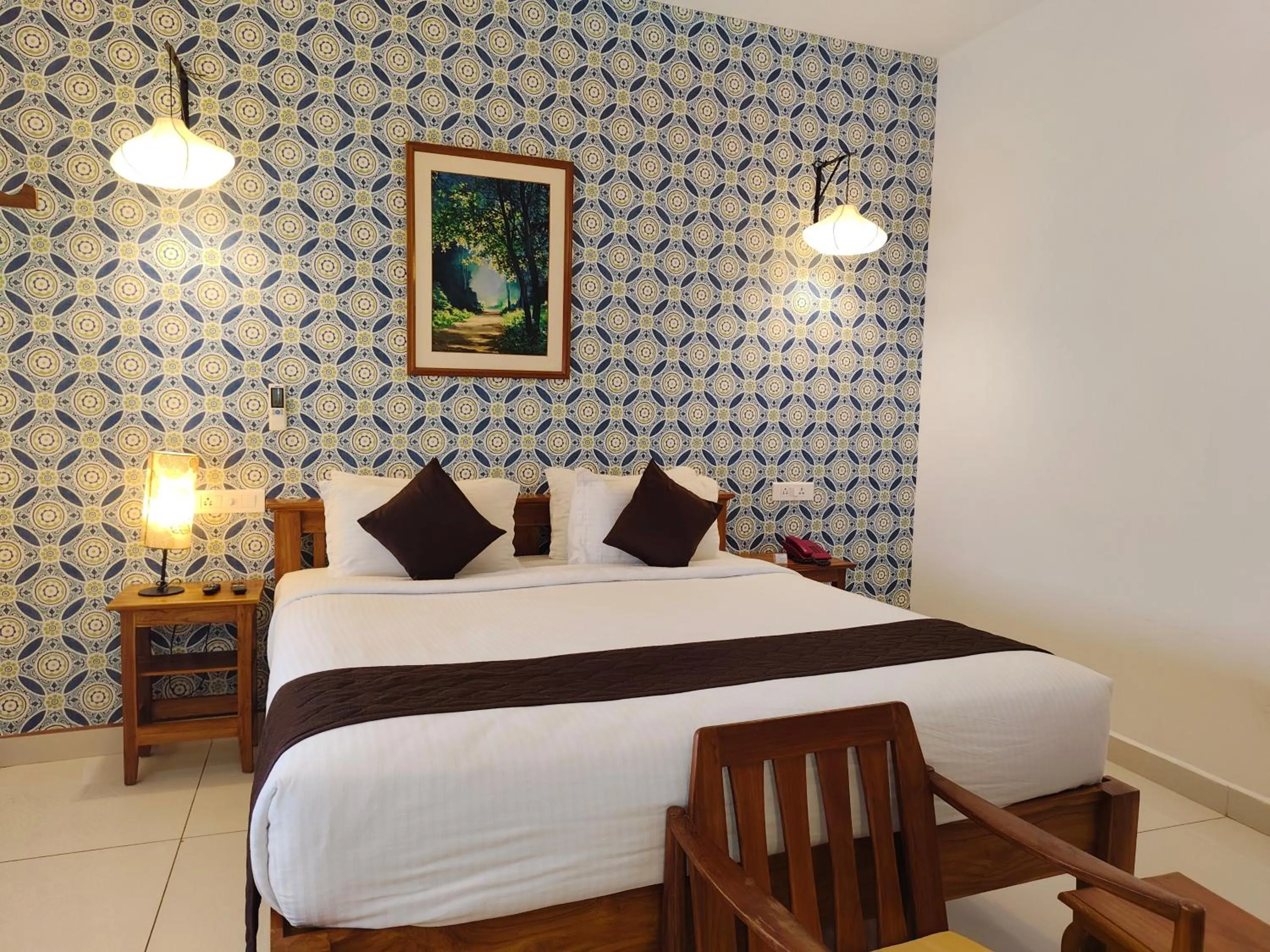 Bedroom, Bed in Hotel Aura by Woco Stays