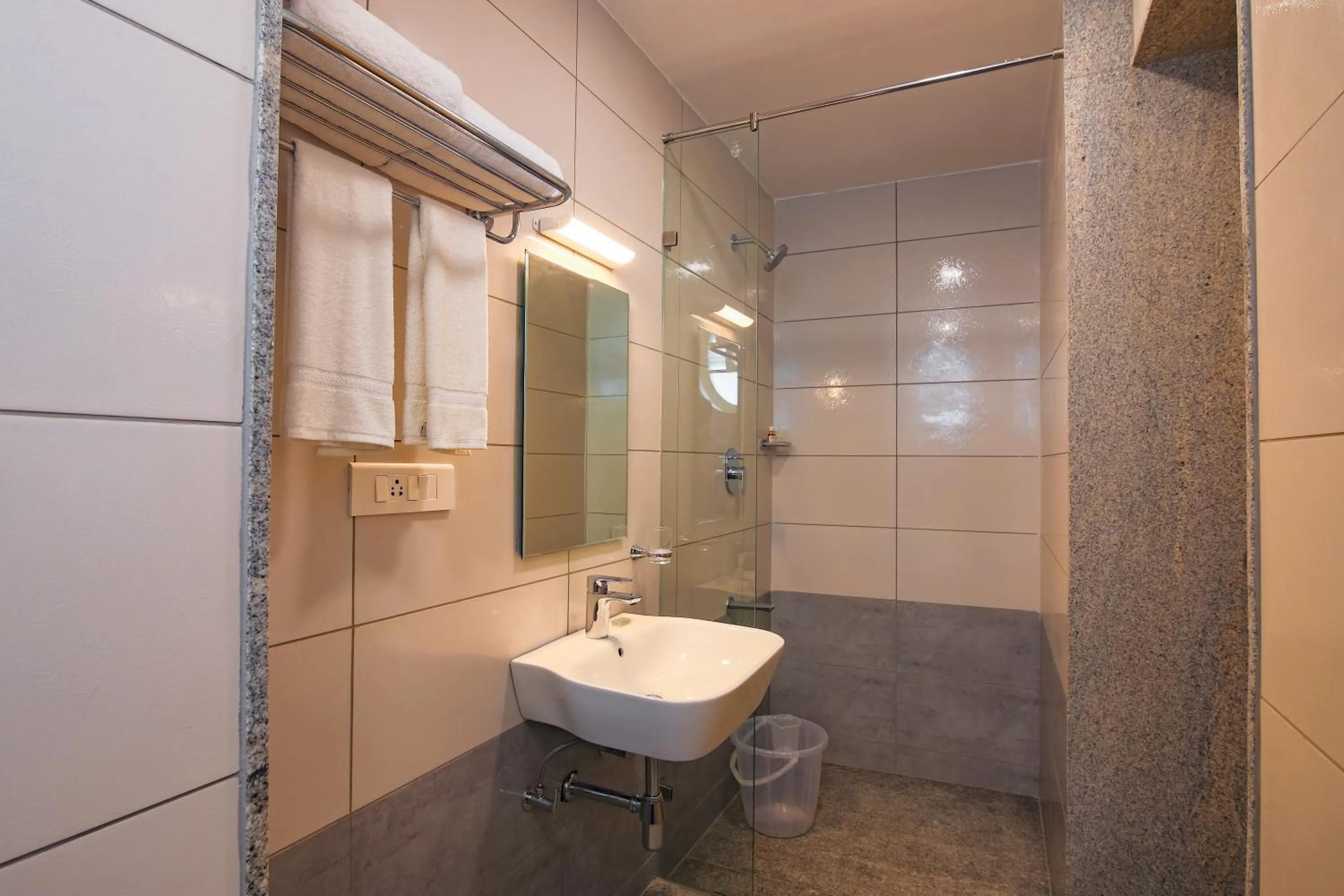 Bathroom in Hotel Aura by Woco Stays