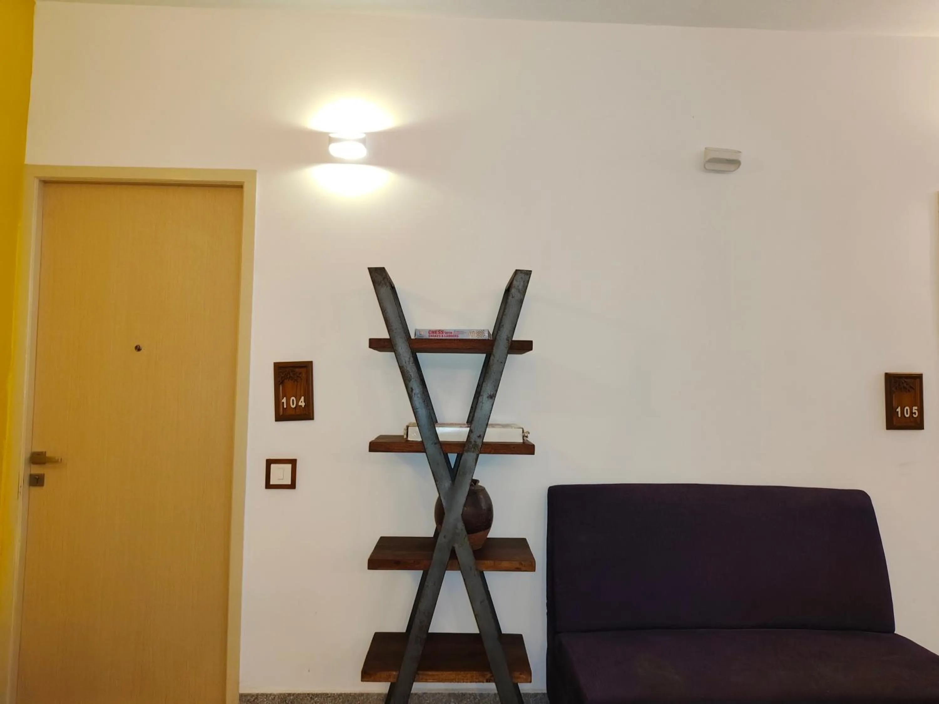 Seating area in Hotel Aura by Woco Stays