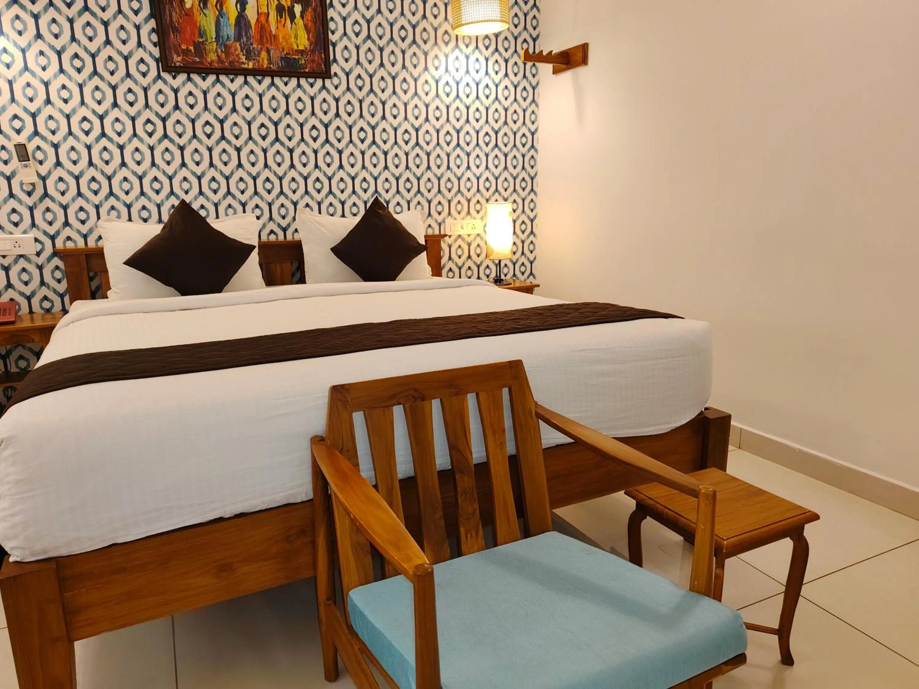 Bedroom, Bed in Hotel Aura by Woco Stays