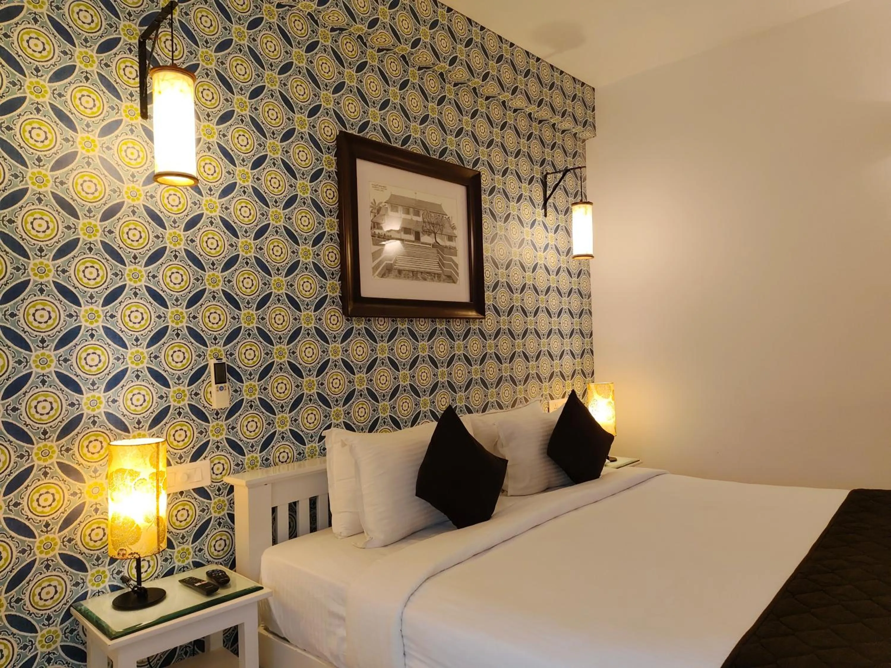 Bedroom, Bed in Hotel Aura by Woco Stays