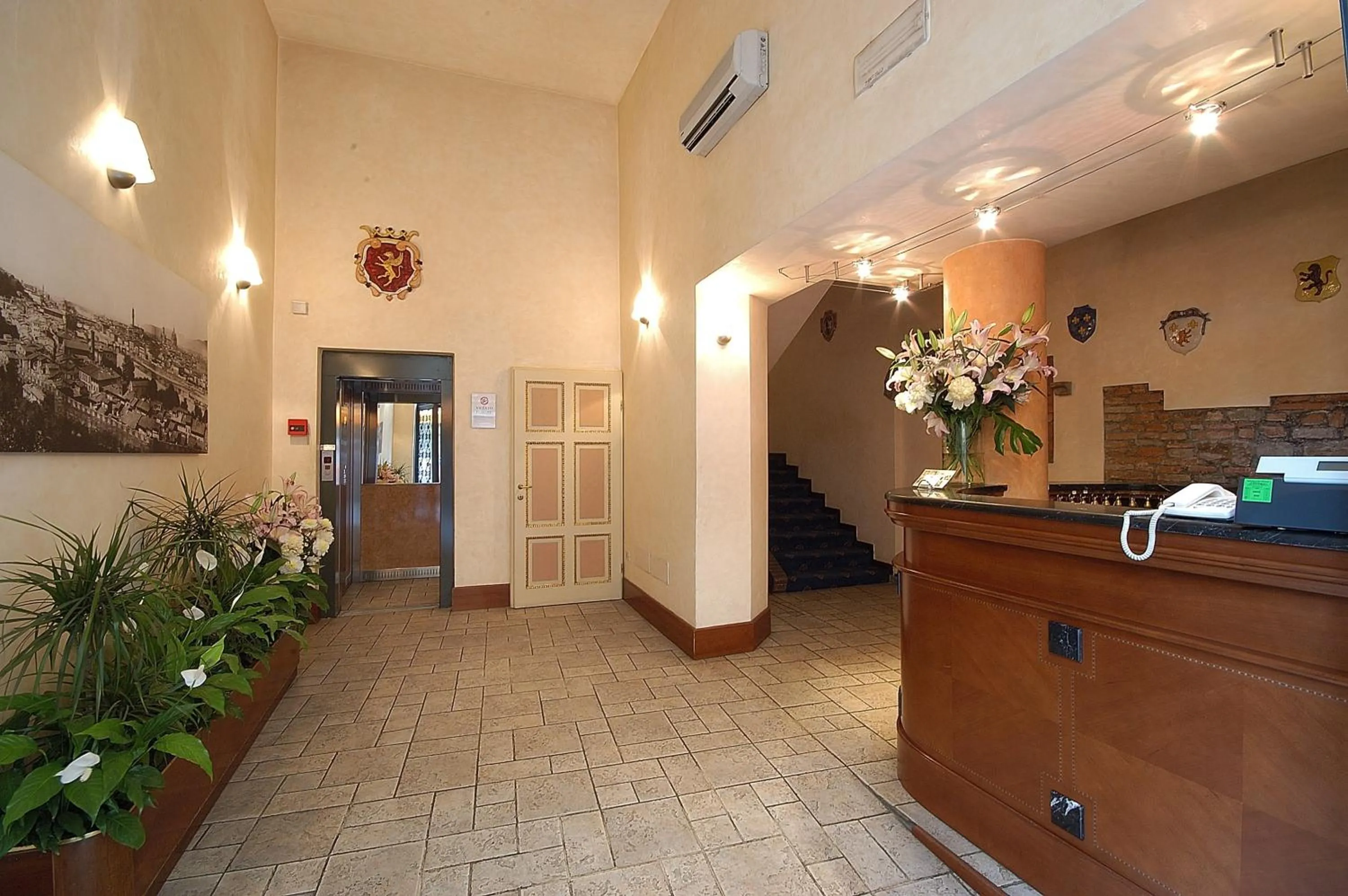 Lobby or reception in Hotel Martelli