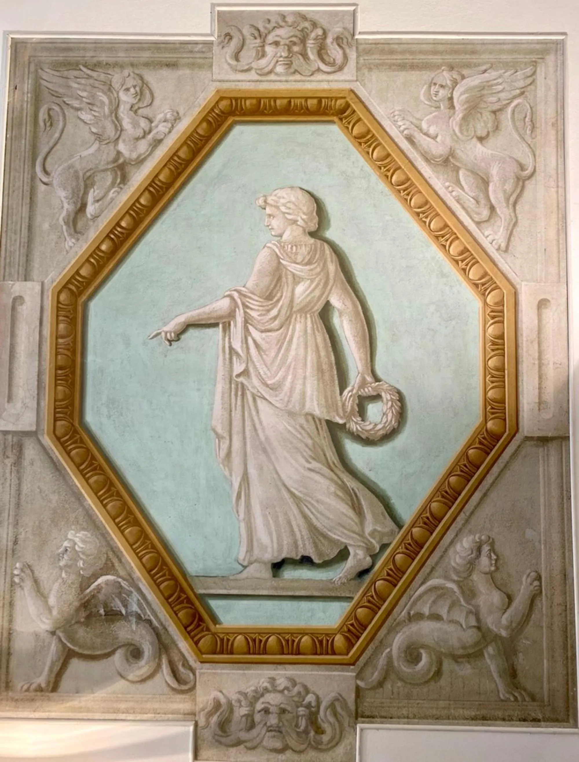 Decorative detail in Hotel Martelli