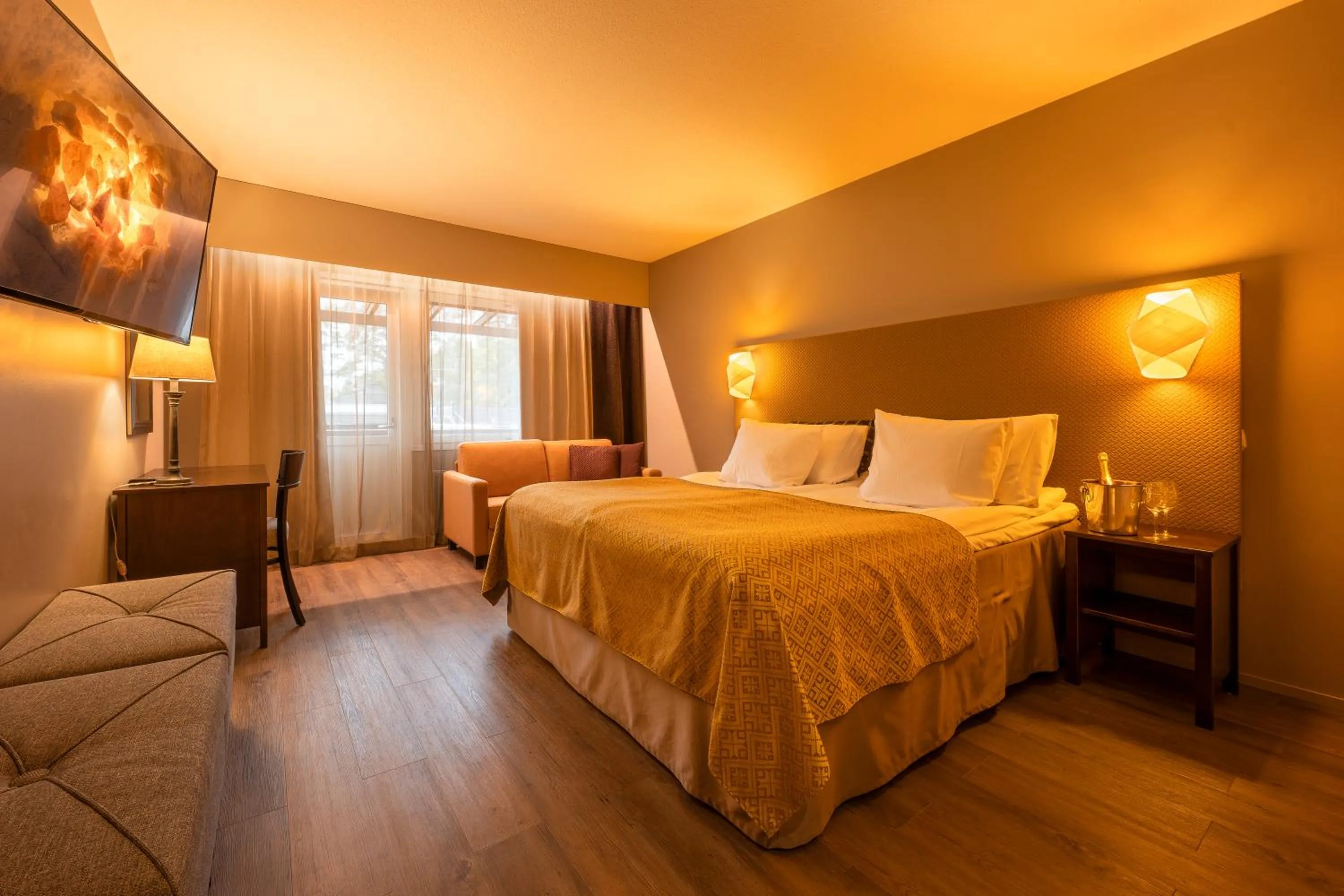 Bed in Spa Hotel Runni Iisalmi