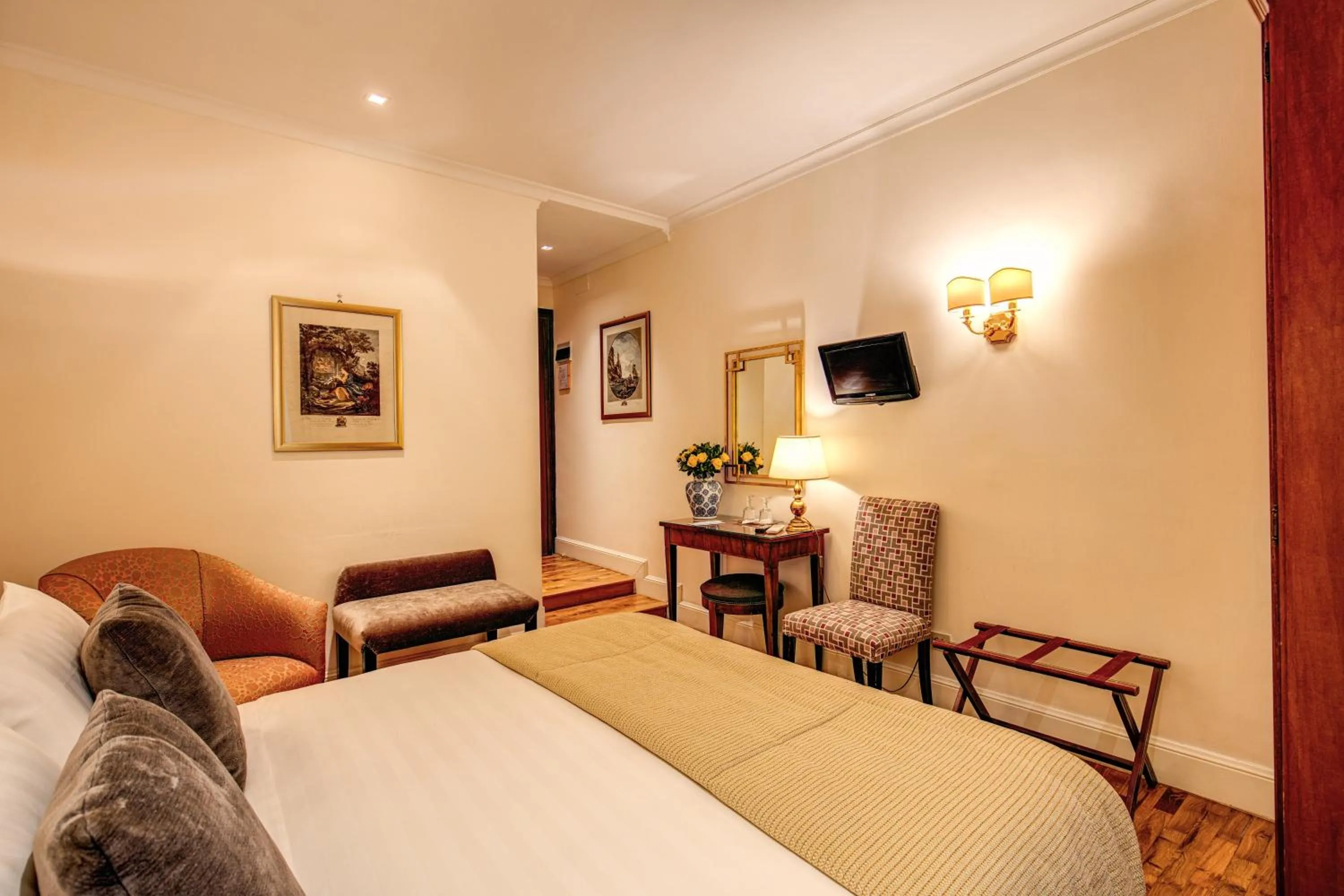 Bed in Hotel Cortina