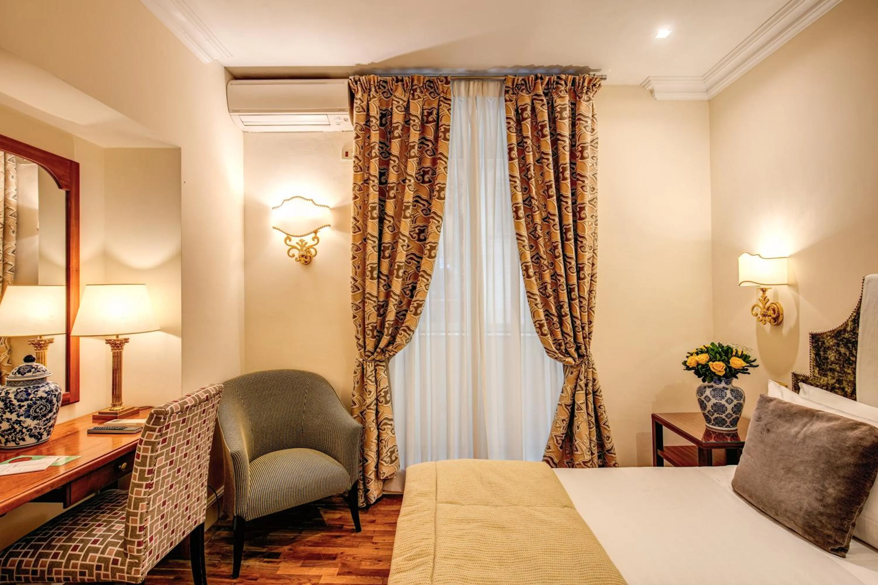 Bed in Hotel Cortina