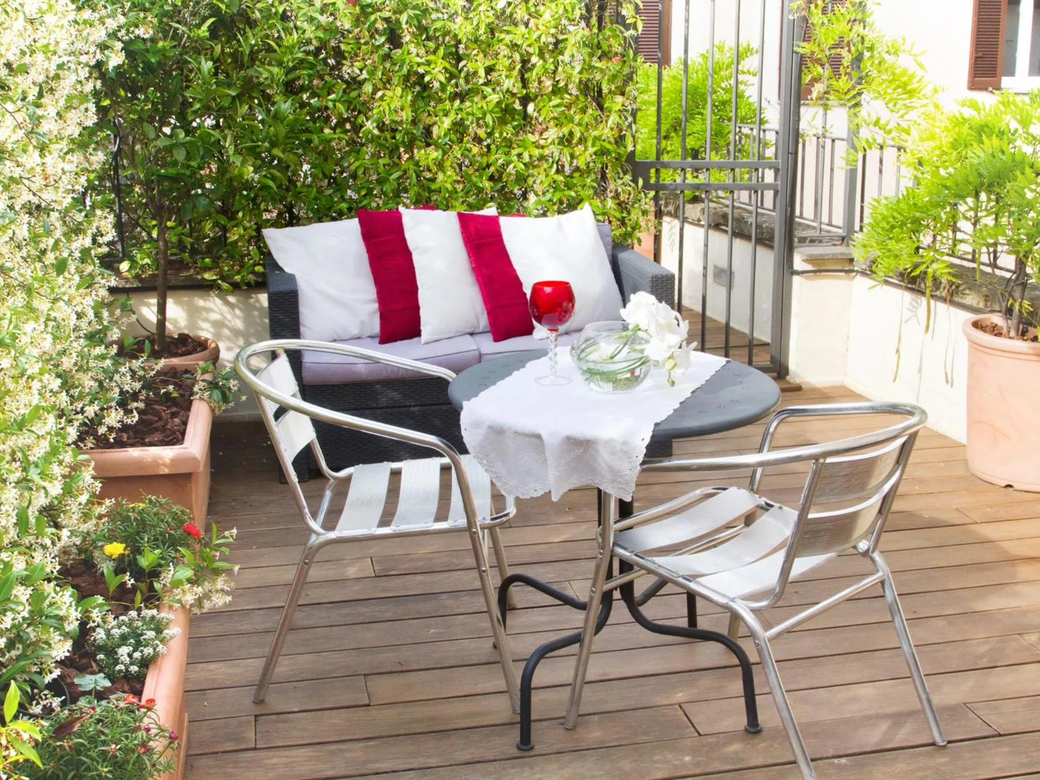 Balcony/Terrace in Nostromondo Ciancaleoni Palace