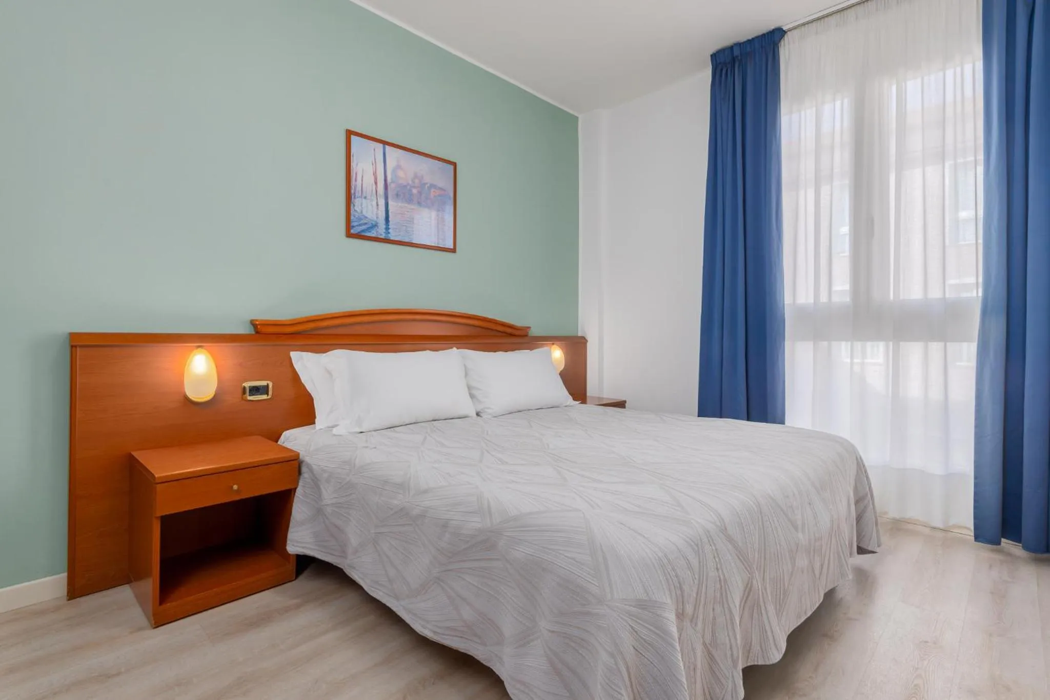 Bed in Hotel Palladio