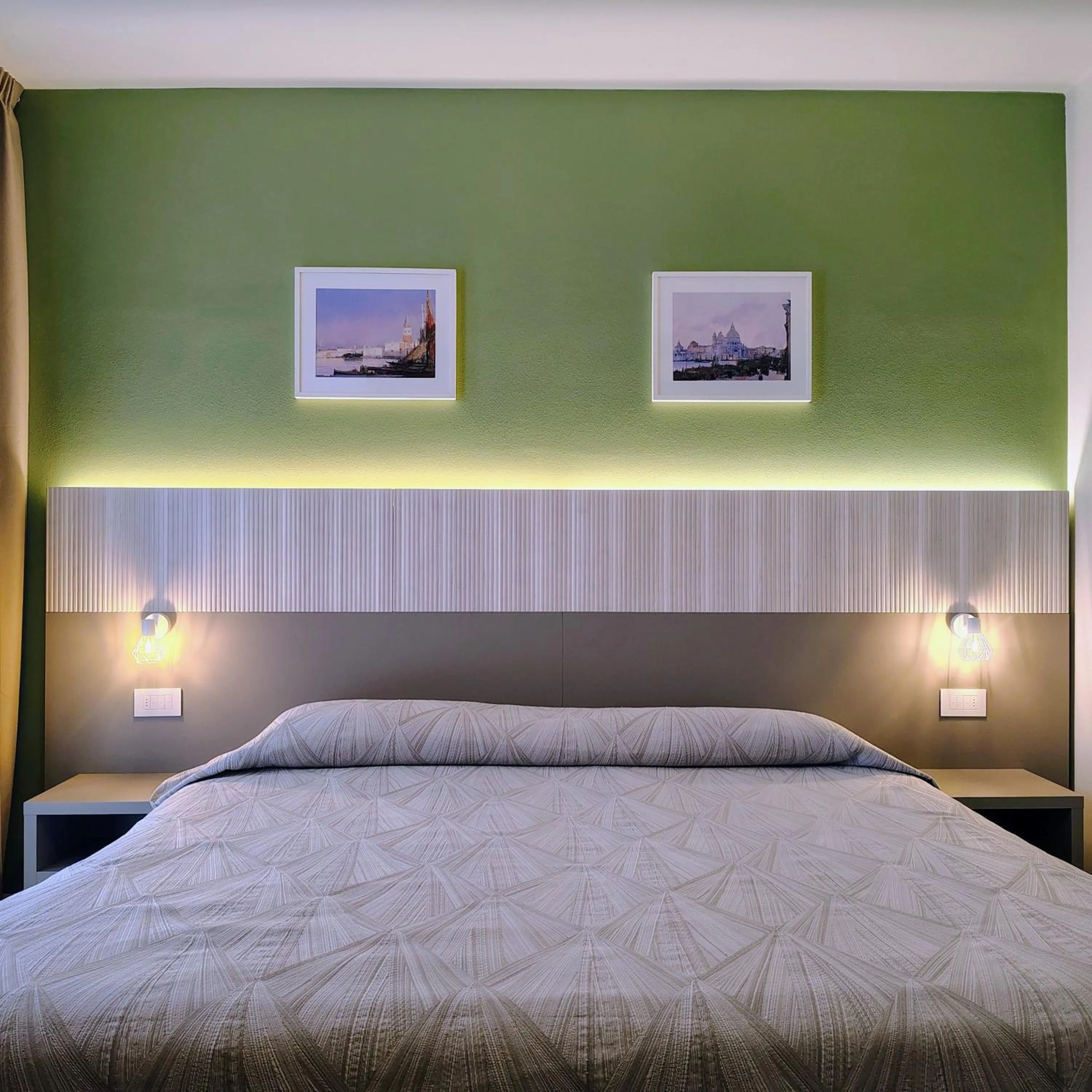 Bed in Hotel Palladio