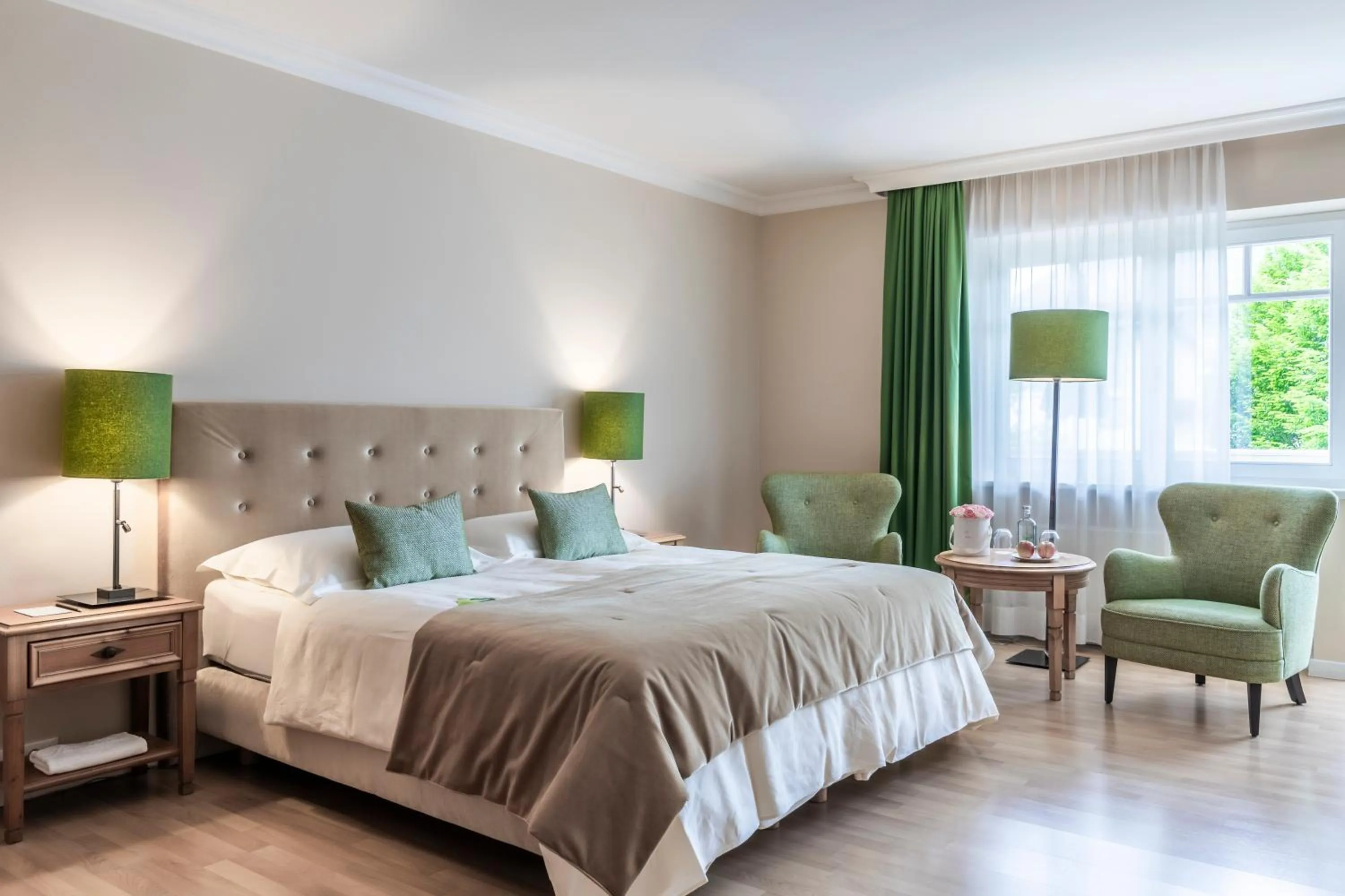 Bed in Hotel Pienzenau Am Schlosspark