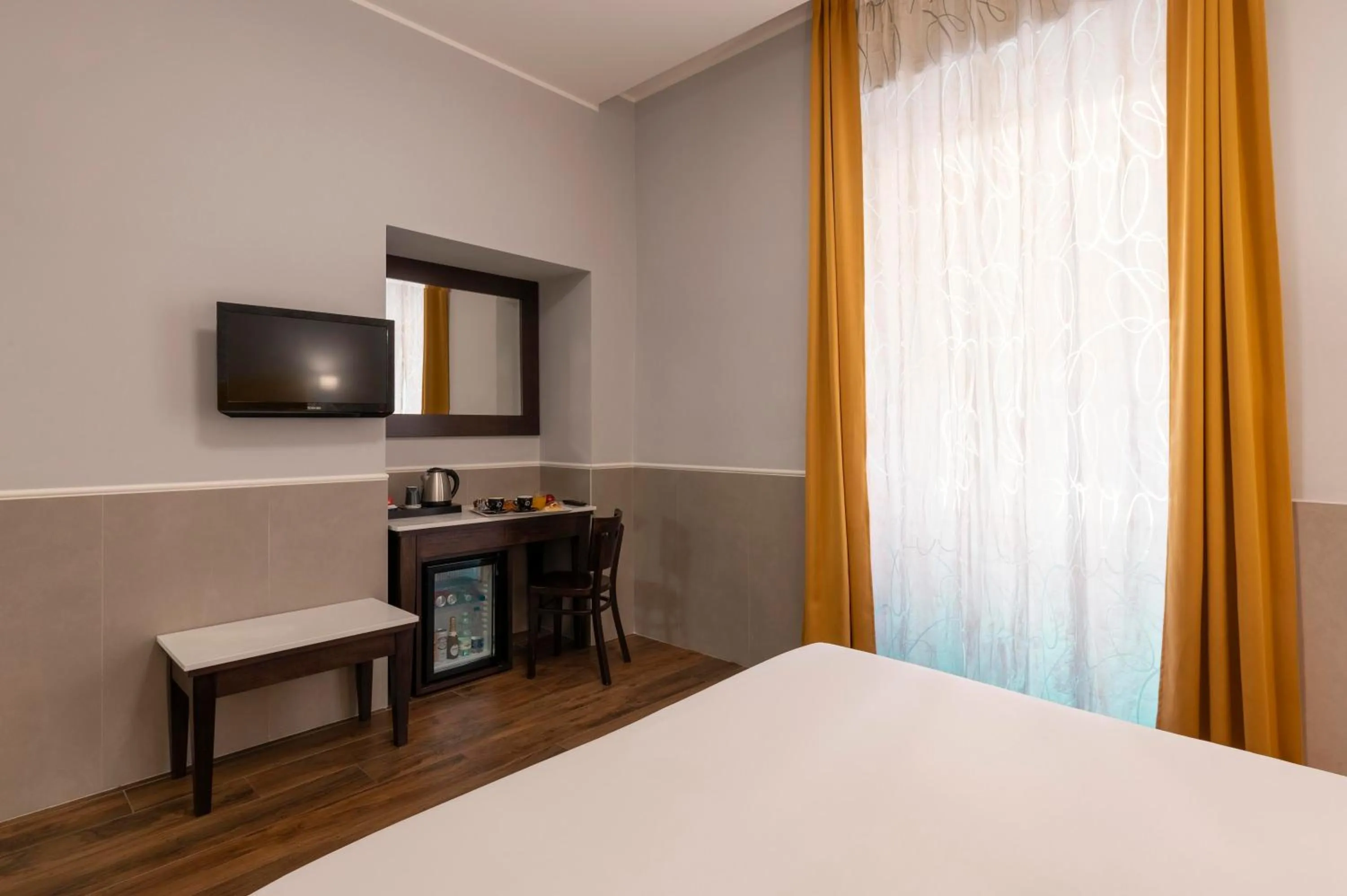 Bed in Hotel Virgilio