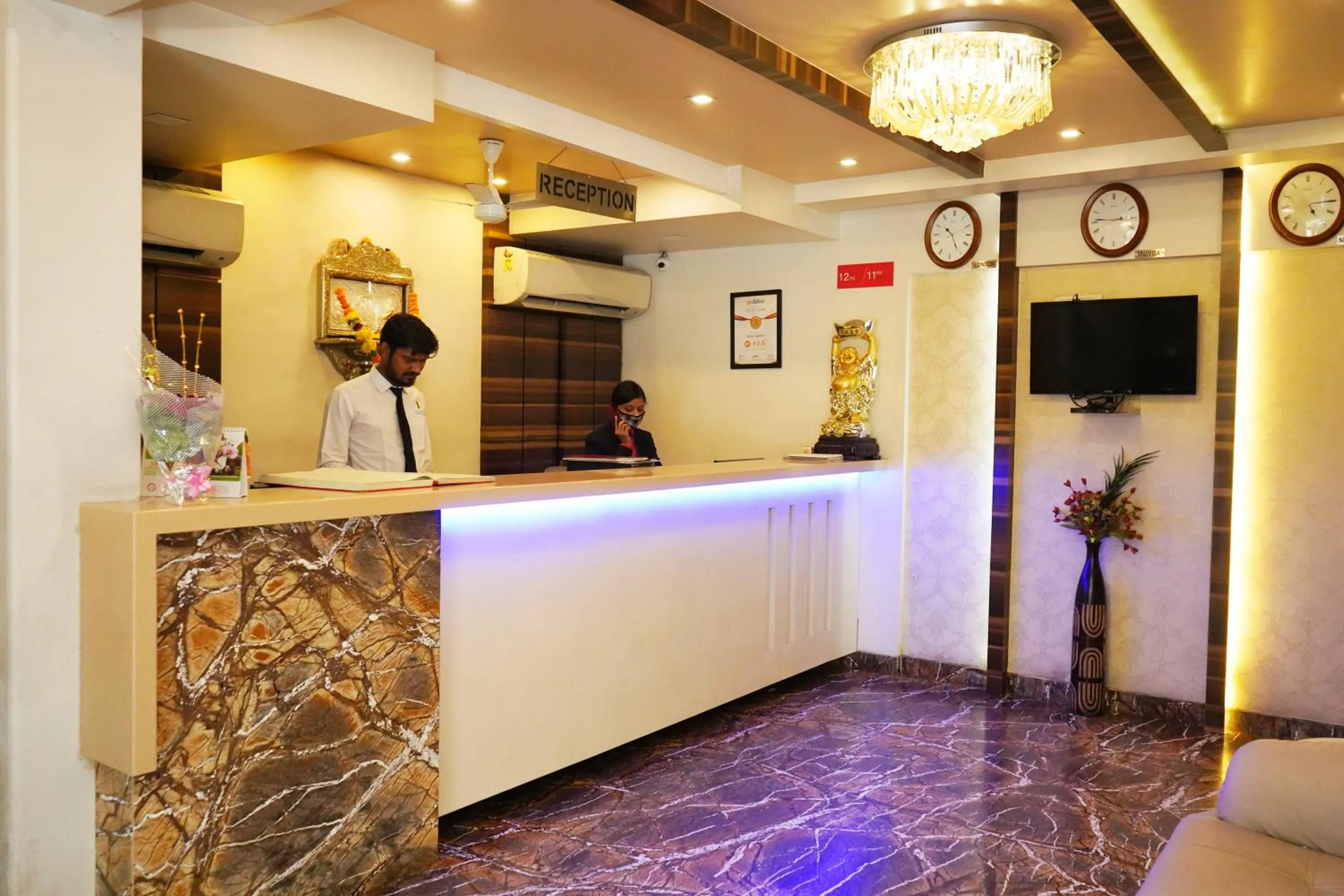 Lobby or reception in Hotel Spices Navi Mumbai